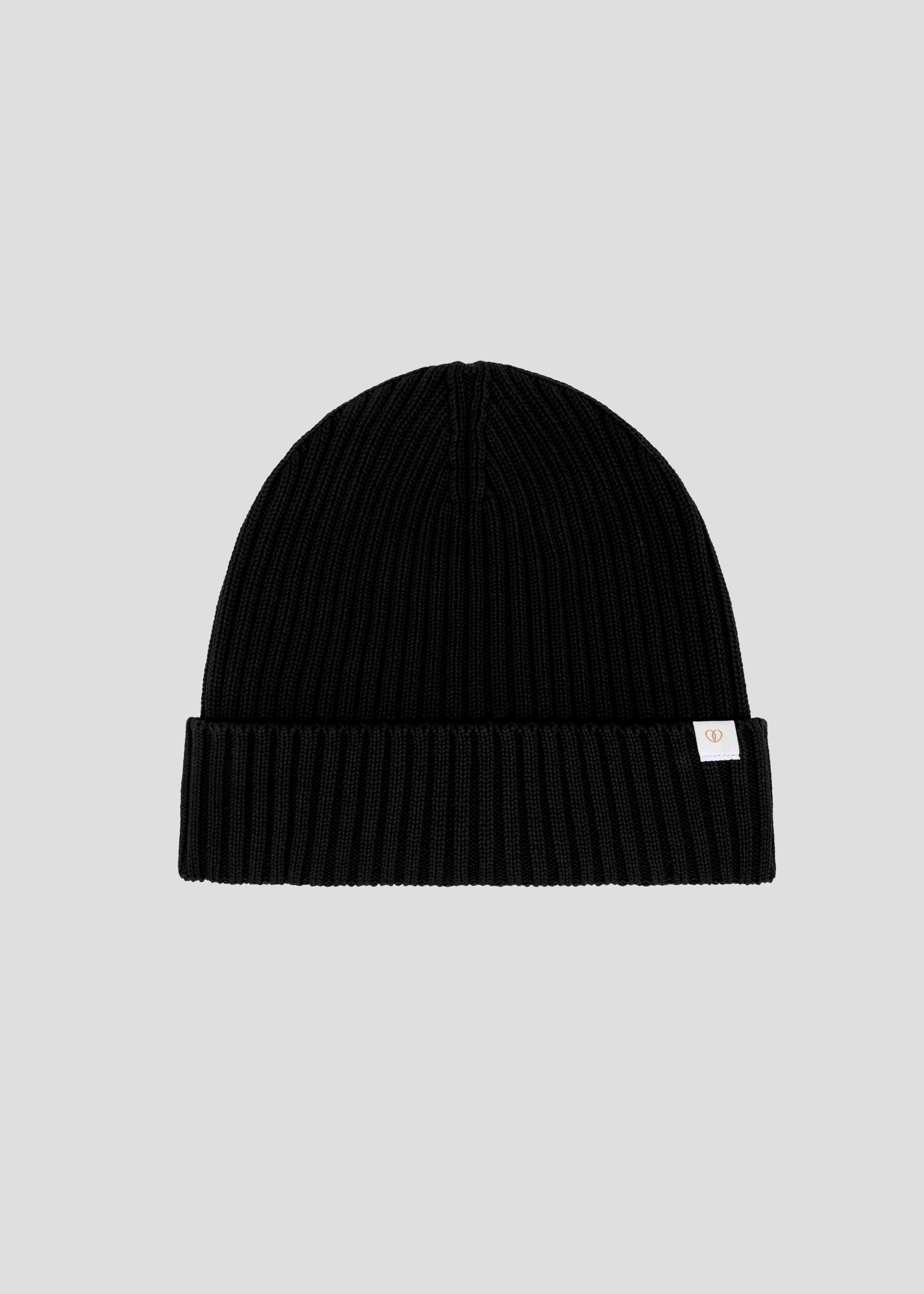 SEVEN GAUGE COTTON BEANIE BLACK