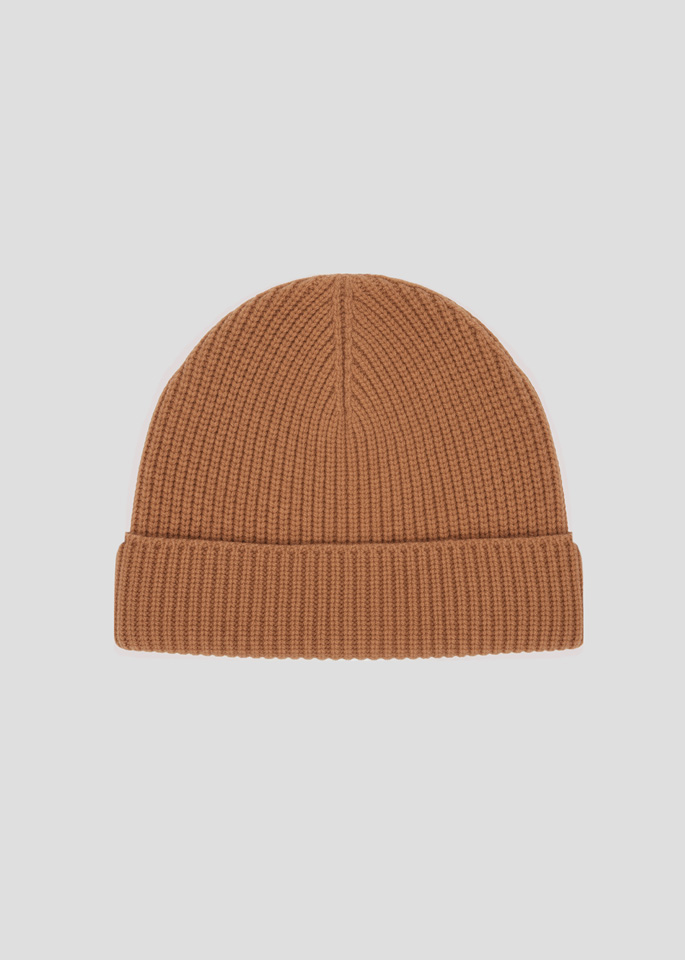 SEVEN GAUGE CUFFIA IN LANA NOCCIOLA