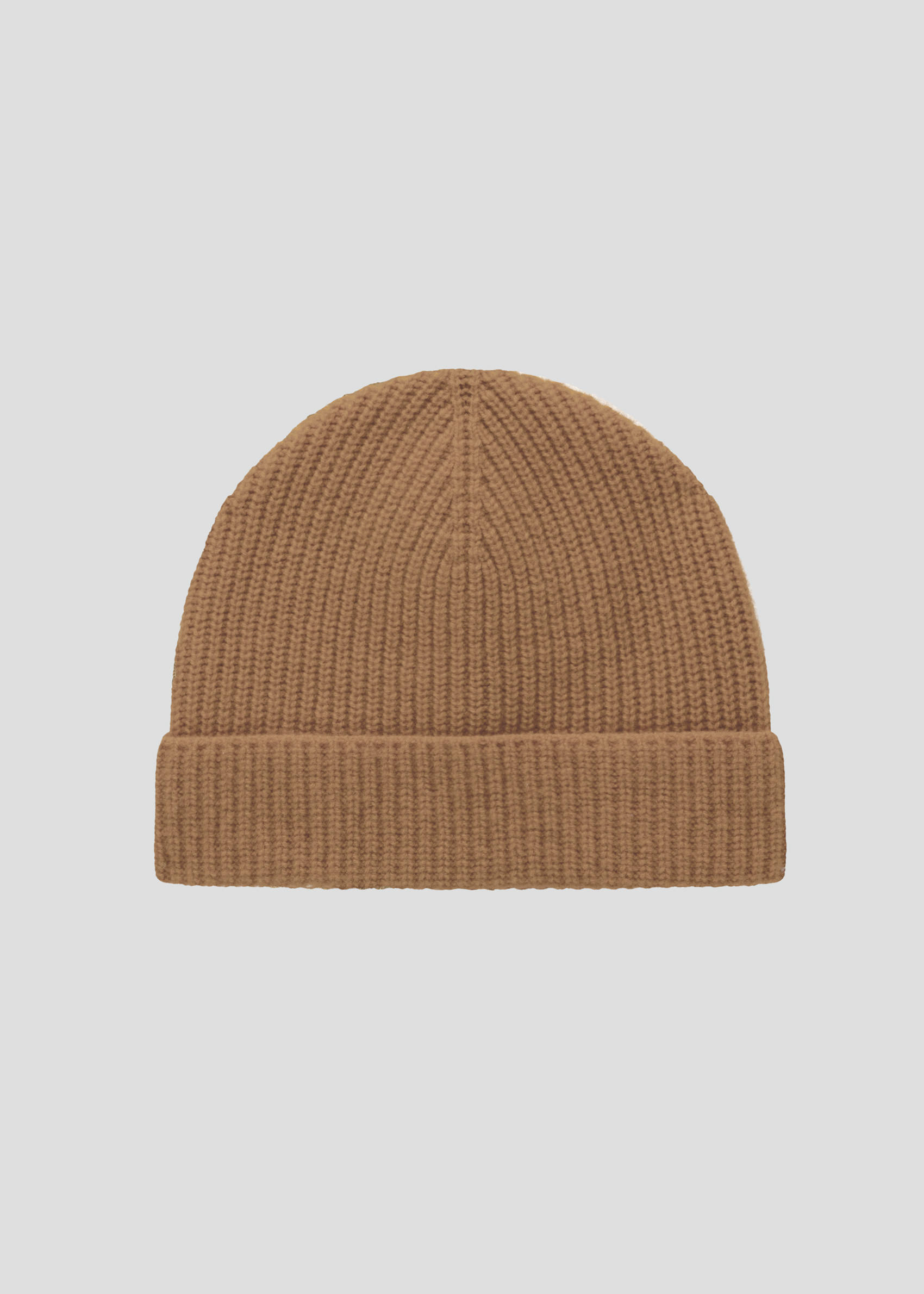 SEVEN GAUGE: CUFFIA IN MAGLIA CAMMELLO