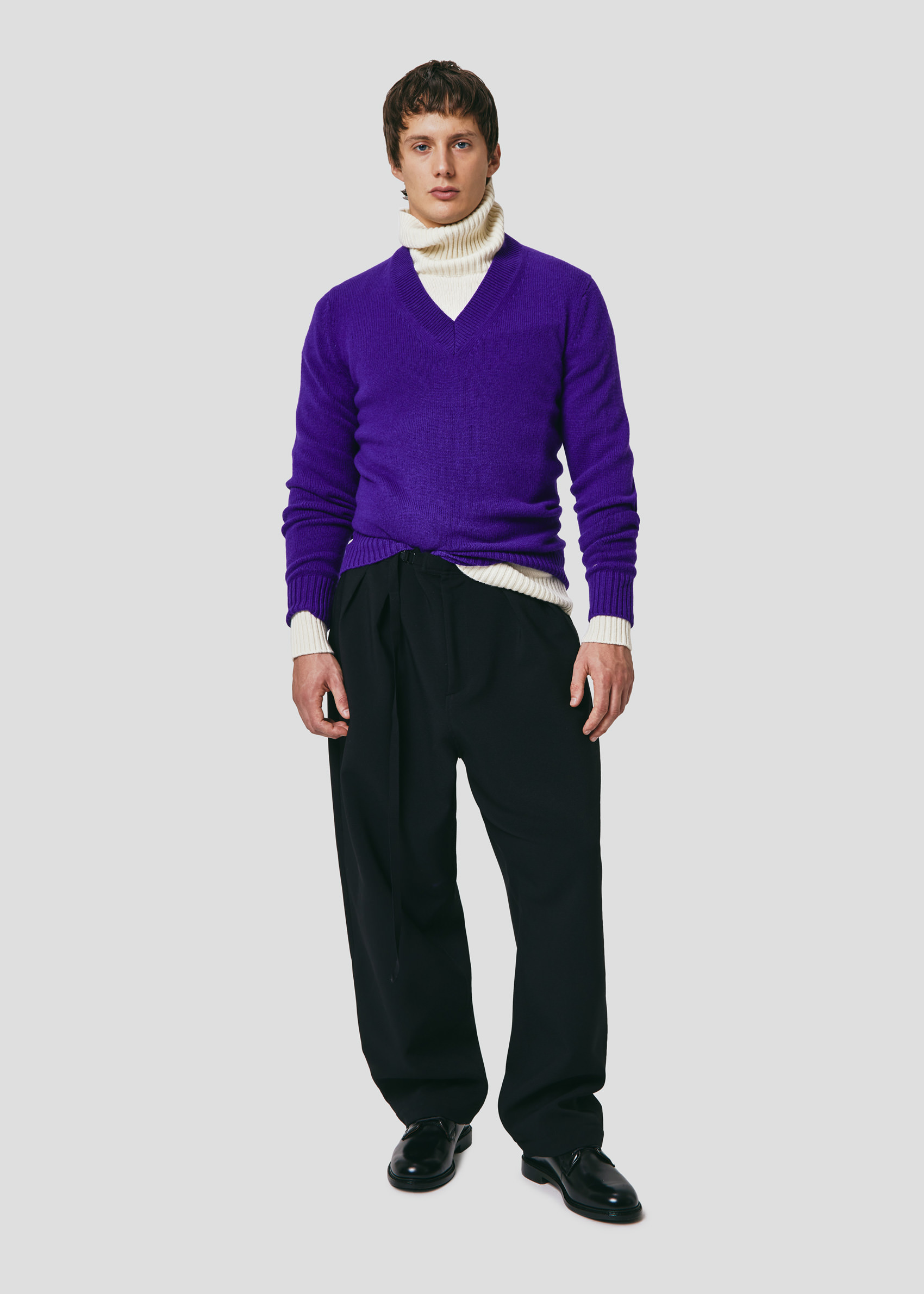 SEVEN GAUGE: TURTLE NECK SWEATER PANNA