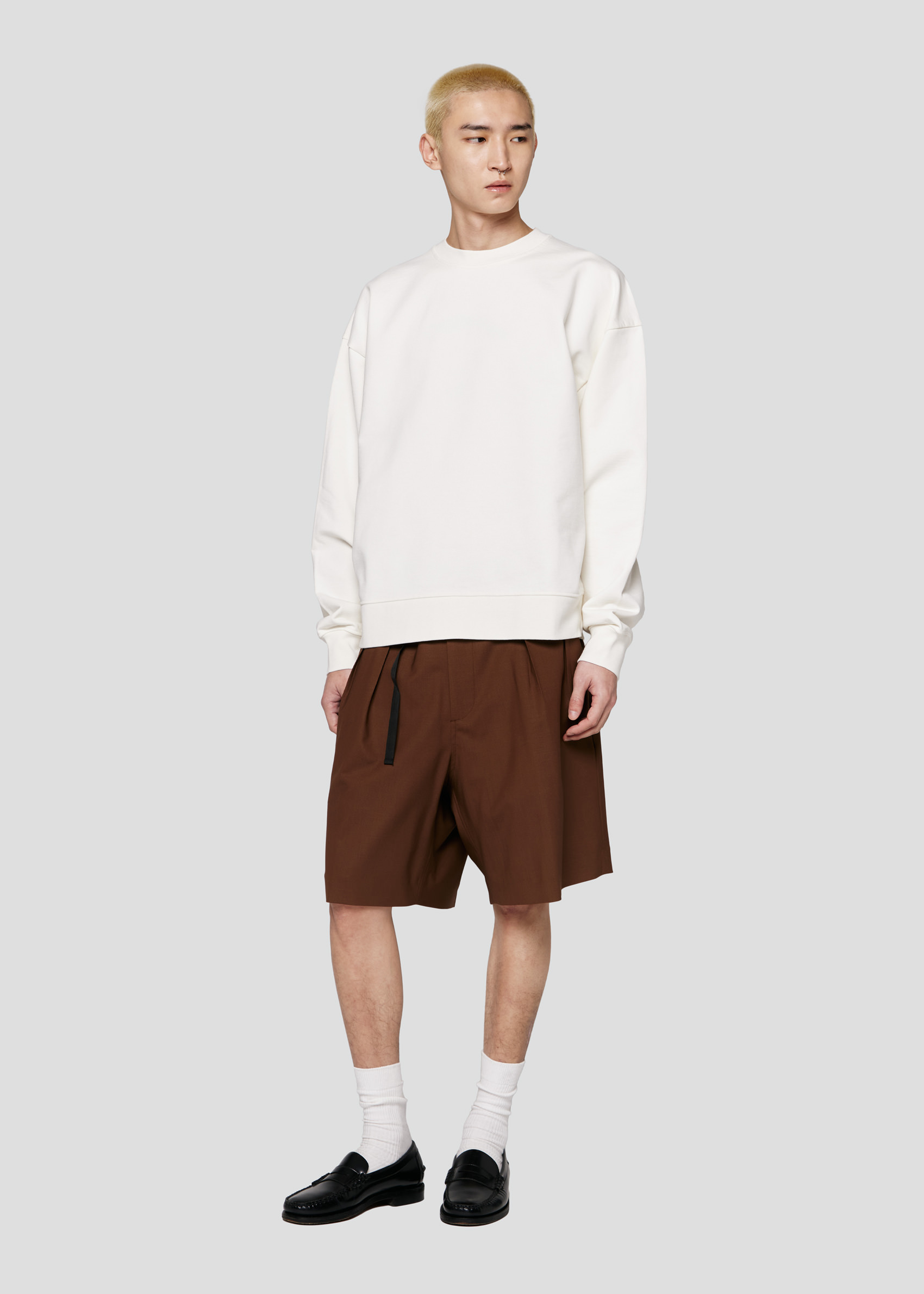 SEVEN GAUGE SWEATSHIRT CREWNECK WHITE