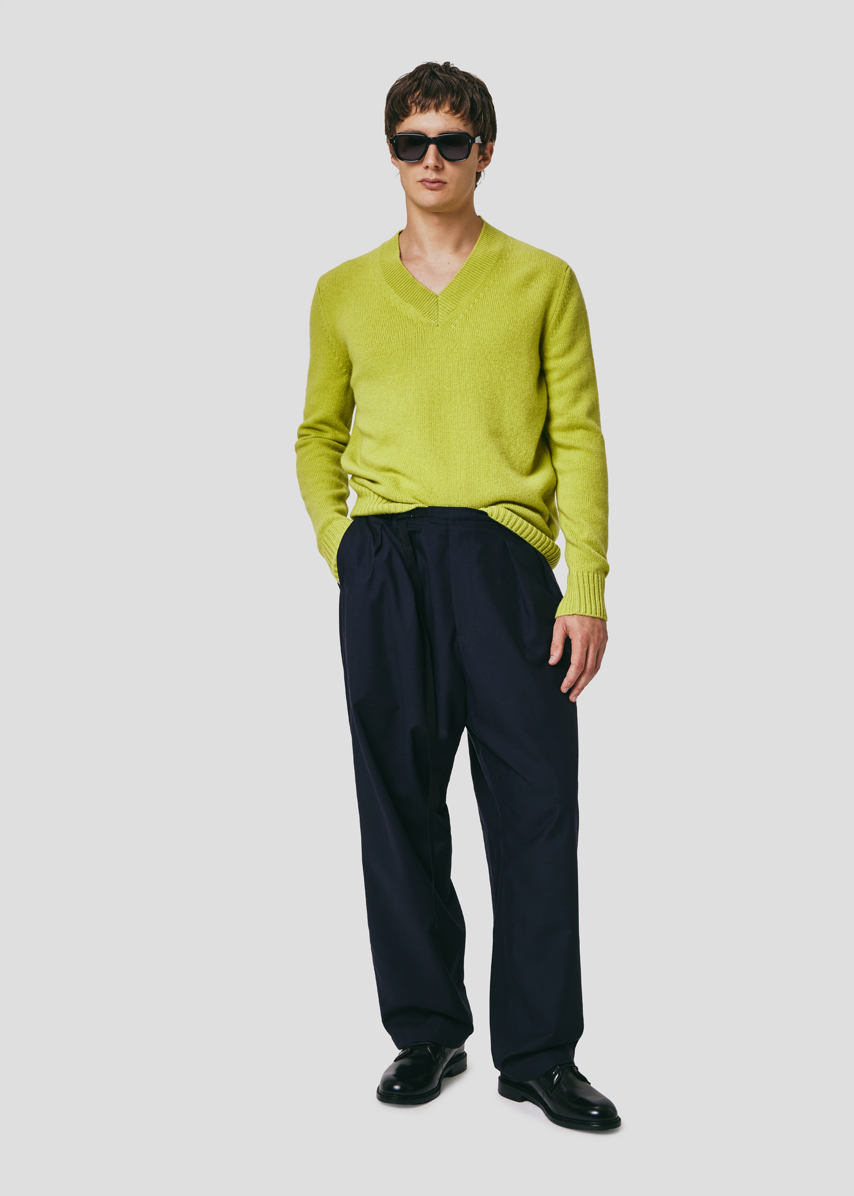 SEVEN GAUGE: PULLOVER SCOLLO A V ACIDO