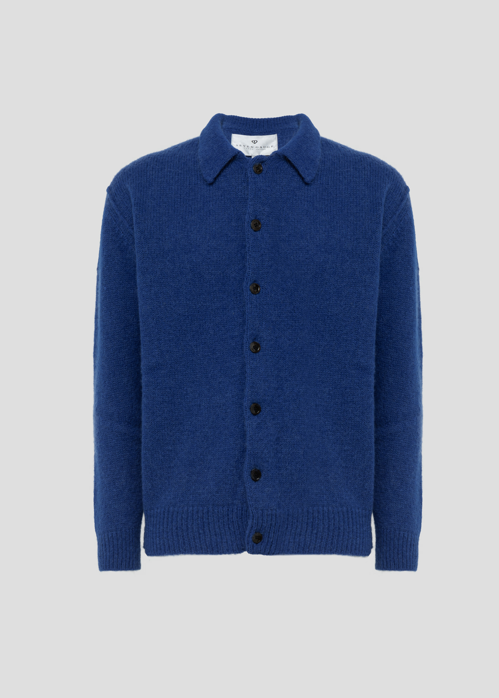 SEVEN GAUGE: ALPACA OVERSHIRT LIGHT BLUE