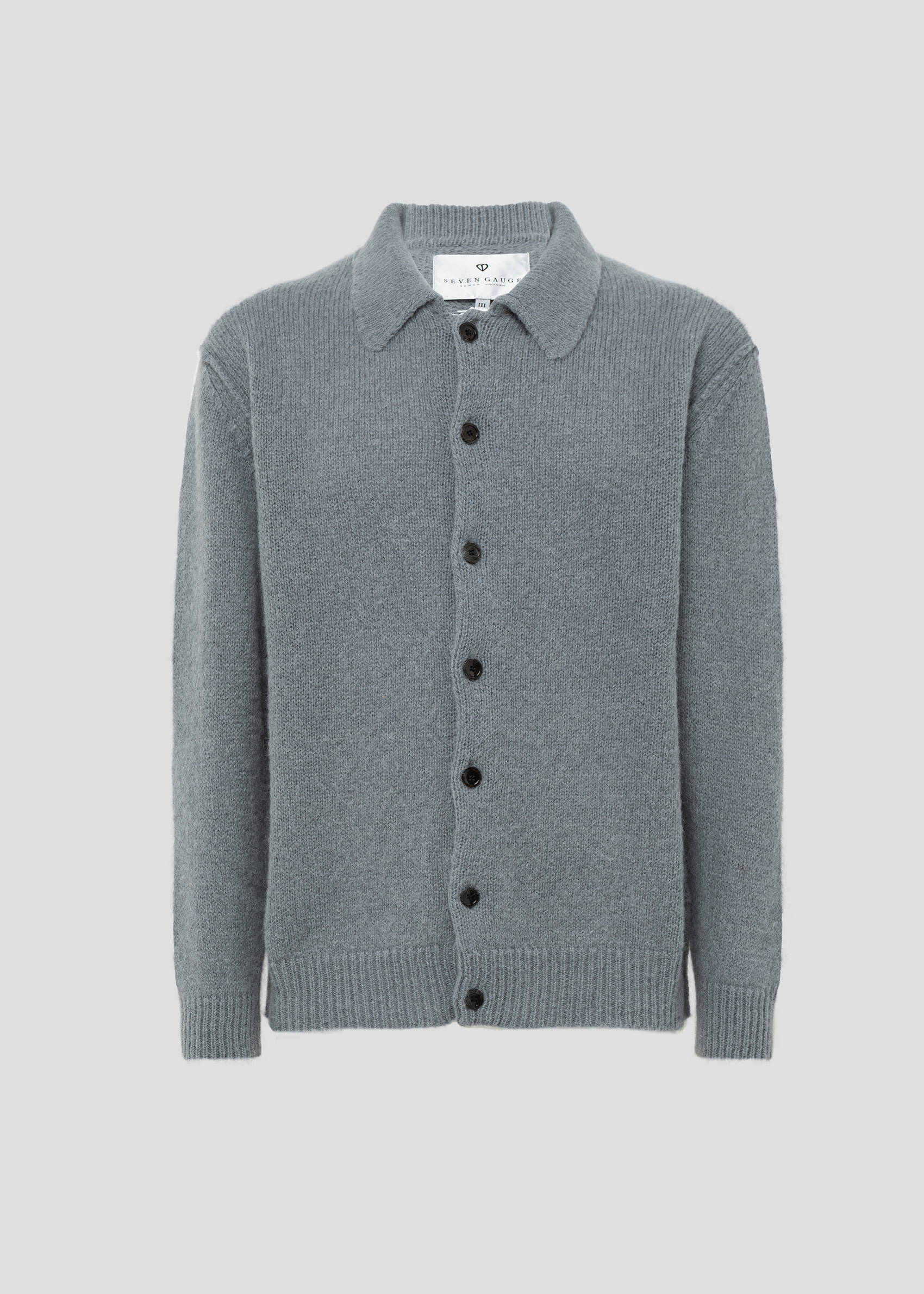 SEVEN GAUGE: ALPACA OVERSHIRT GREY