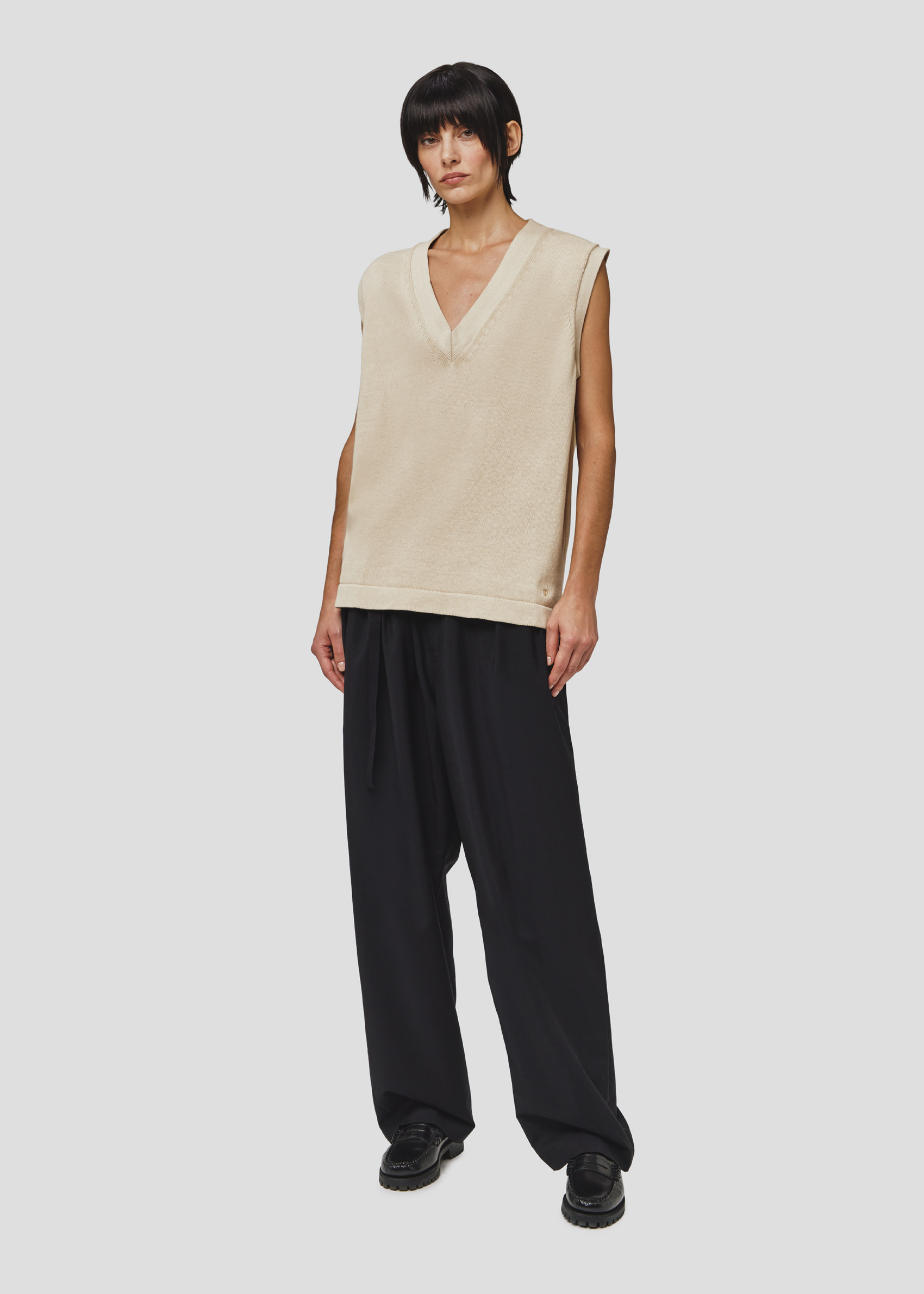 SEVEN GAUGE: GILET IN COTONE CORDA