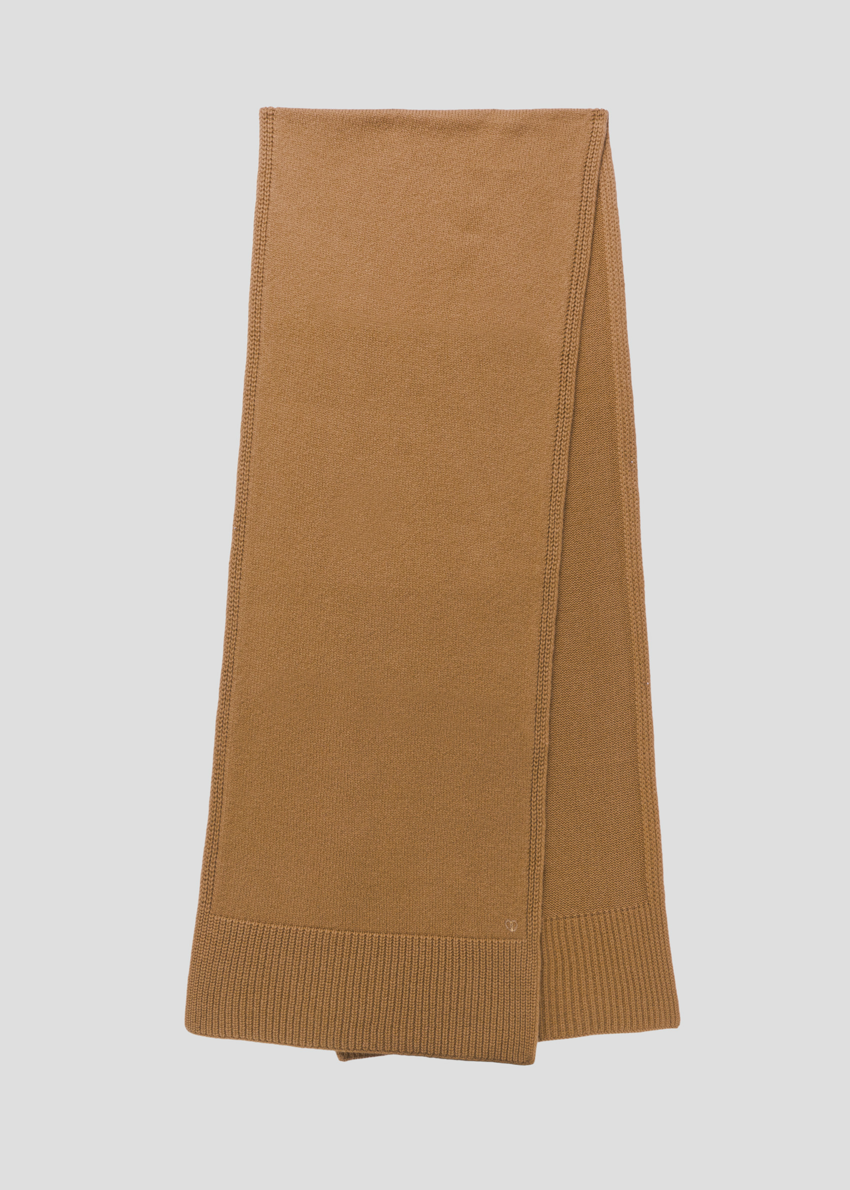SEVEN GAUGE SCIARPA IN MAGLIA CAMMELLO