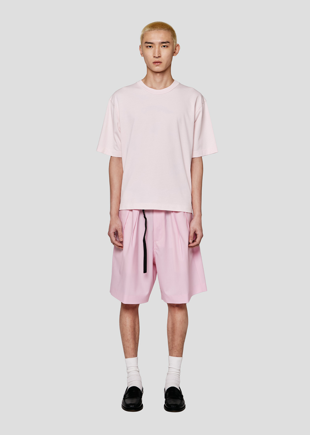 SEVEN GAUGE T-SHIRT CREWNECK SHORT SLEEVE HEAVY JERSEY PINK LIGHT