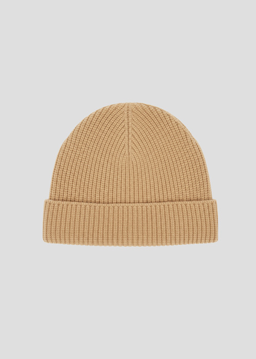 SEVEN GAUGE: CAMEL WOOL BEANIE