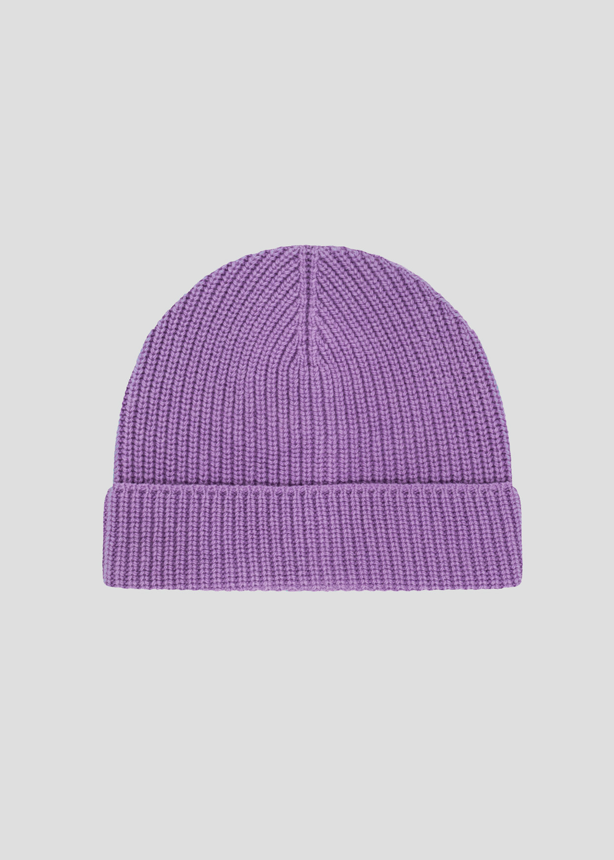 SEVEN GAUGE: LAMBSWOOL BEANIE LILAC