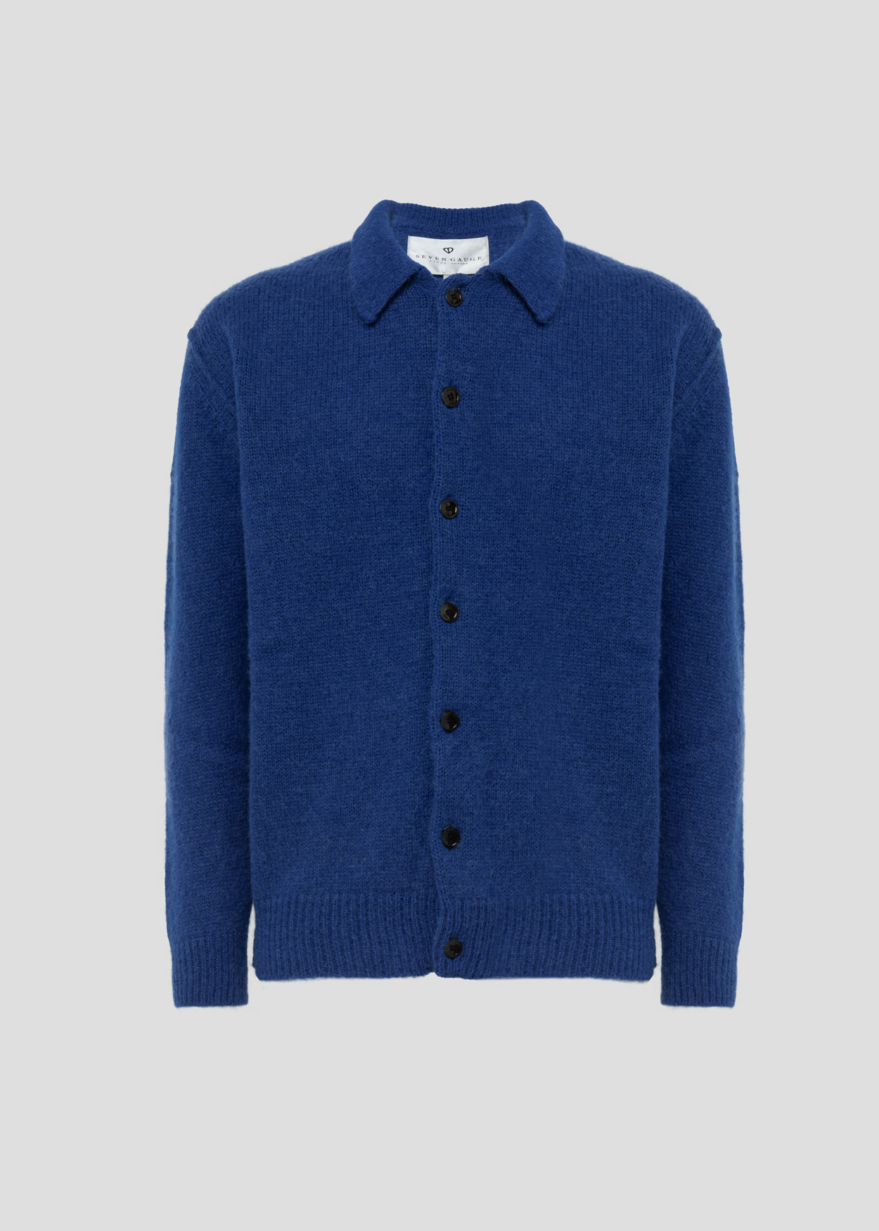 SEVEN GAUGE: ALPACA OVERSHIRT LIGHT BLUE