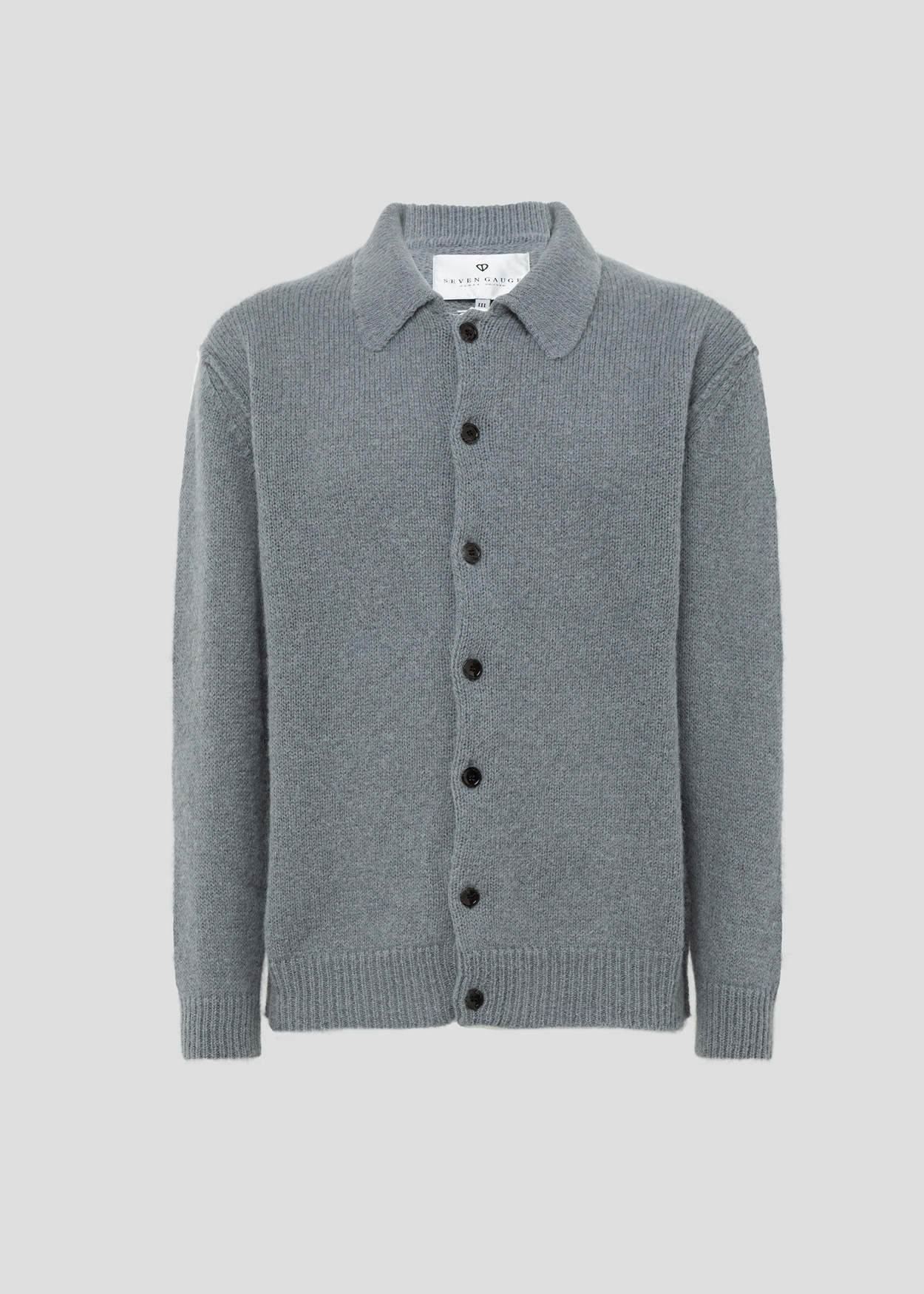 SEVEN GAUGE: ALPACA OVERSHIRT GREY