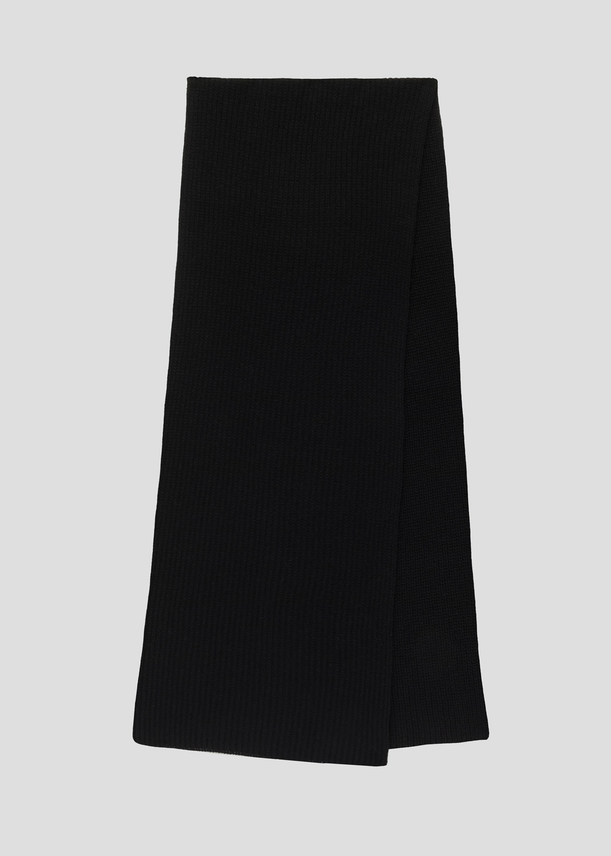SEVEN GAUGE: WOOL SCARF BLACK