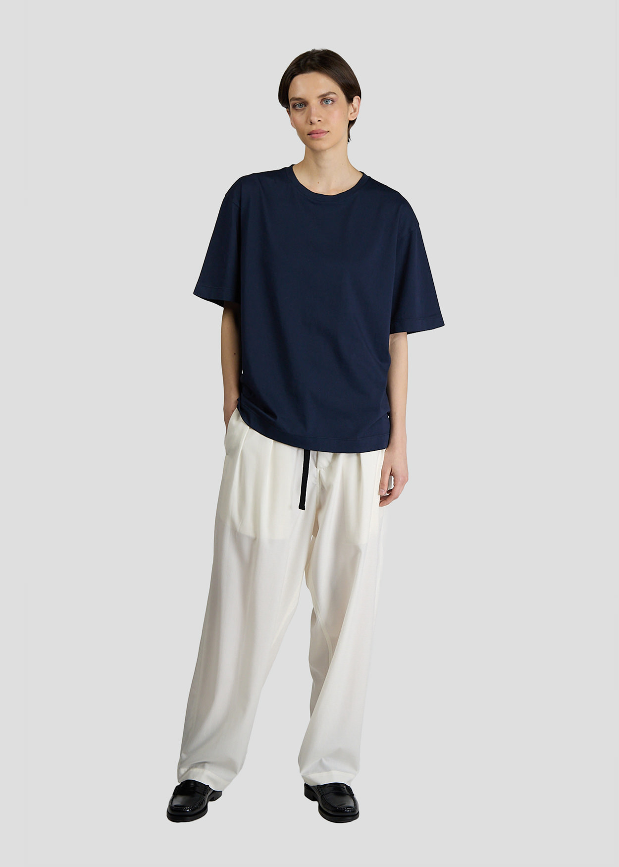 SEVEN GAUGE: T-SHIRT GIROCOLLO MANICA CORTA BLU