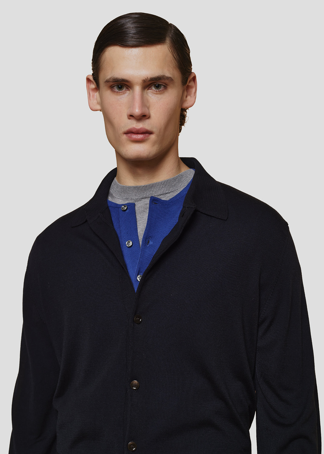 SEVEN GAUGE: CAMICIA CON BOTTONI LYOCELL NERO