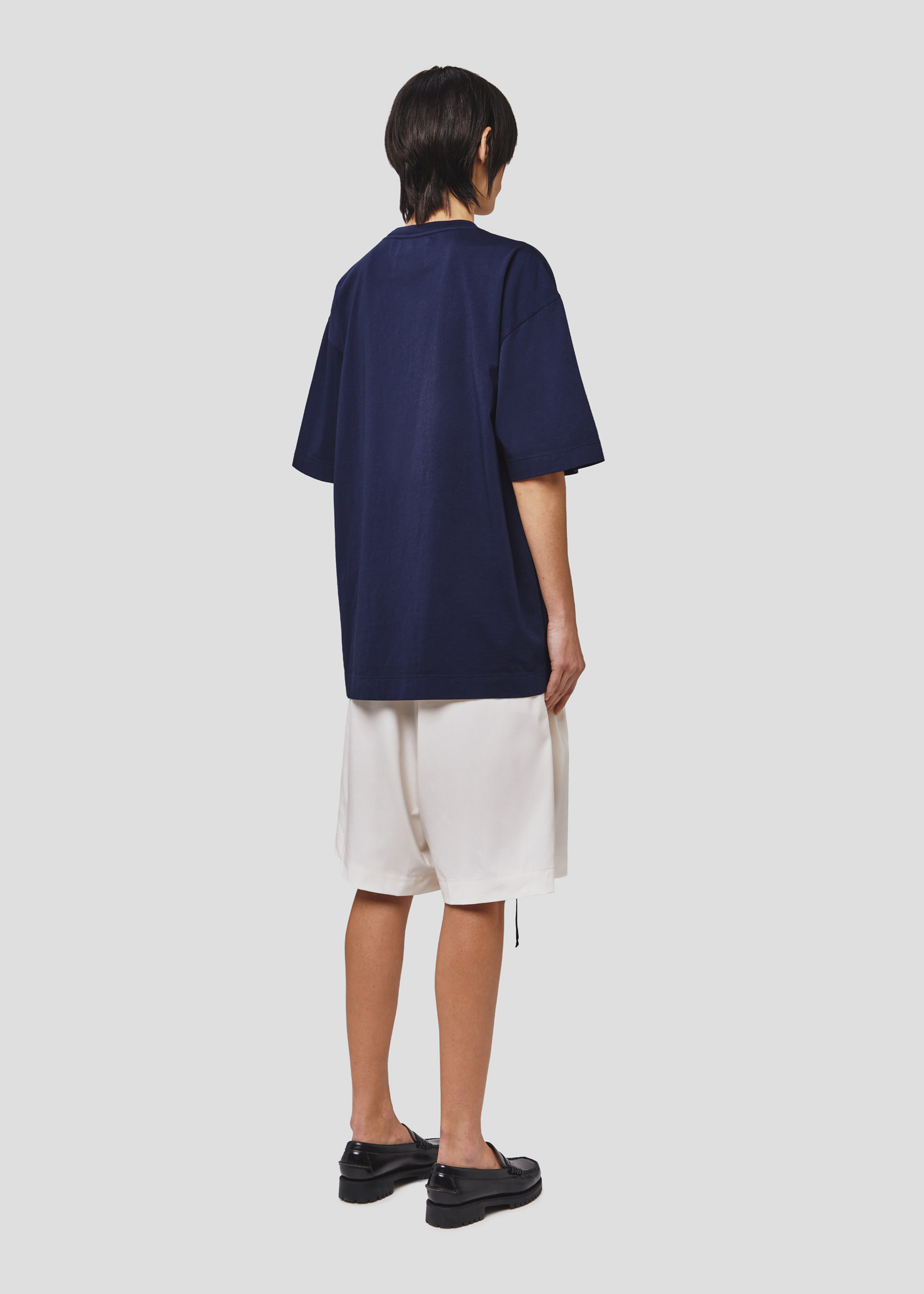 SEVEN GAUGE: CREWNECK TEE SHORT SLEEVES BLUE