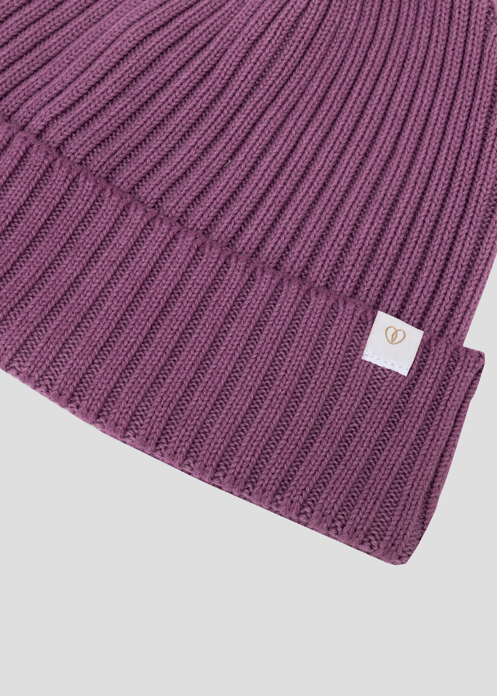 SEVEN GAUGE: COTTON BEANIE MAUVE