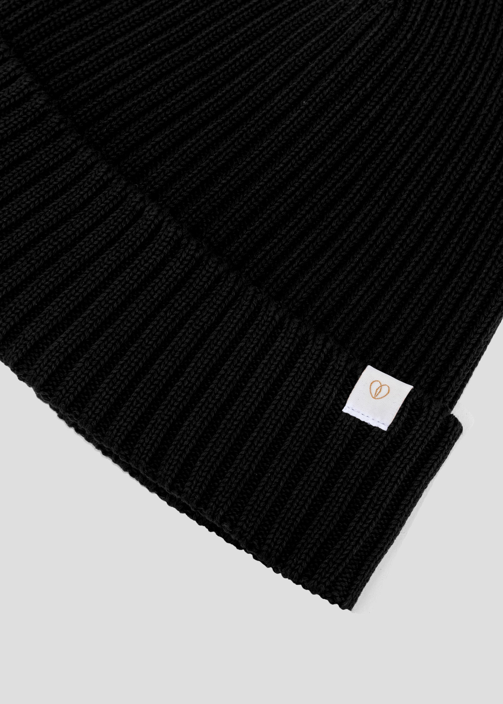 SEVEN GAUGE: COTTON BEANIE BLACK