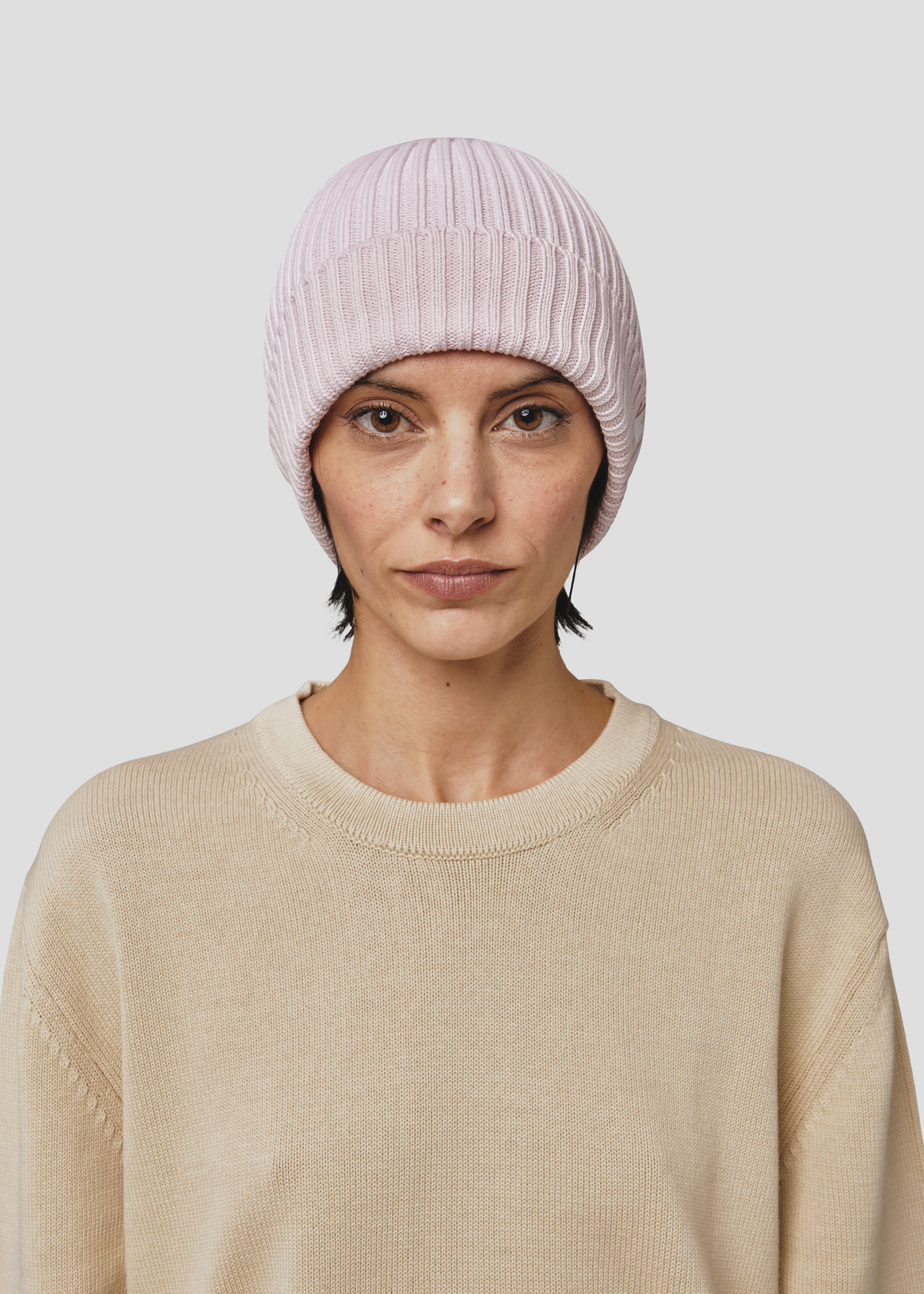 SEVEN GAUGE: CUFFIA IN COTONE ROSA