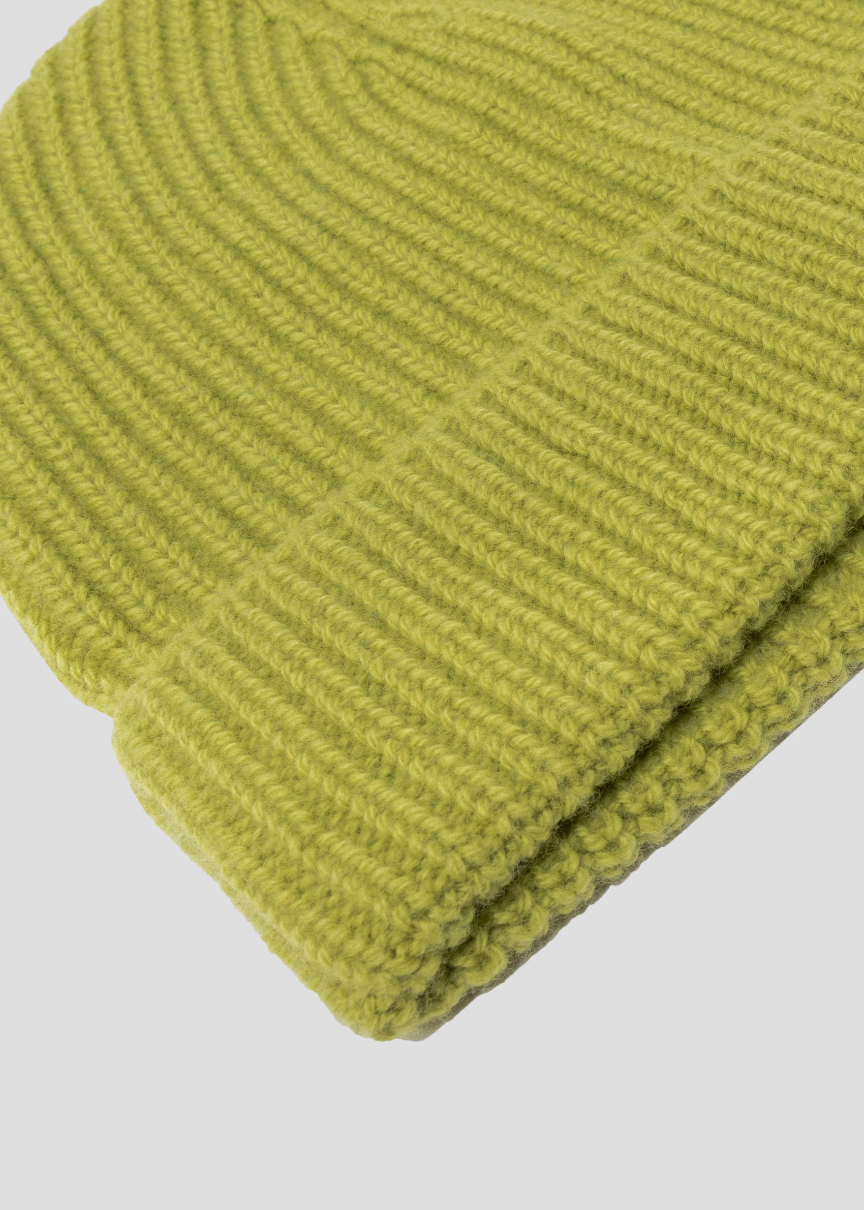 SEVEN GAUGE: WOOL BEANIE ACID GREEN