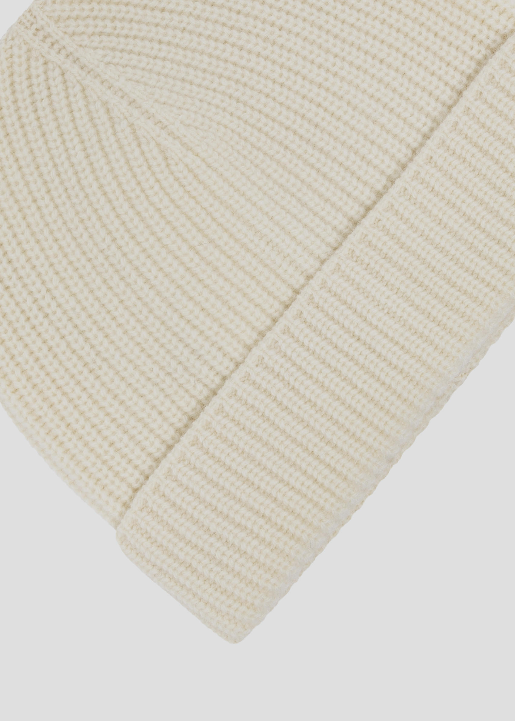 SEVEN GAUGE: CUFFIA IN MAGLIA PANNA
