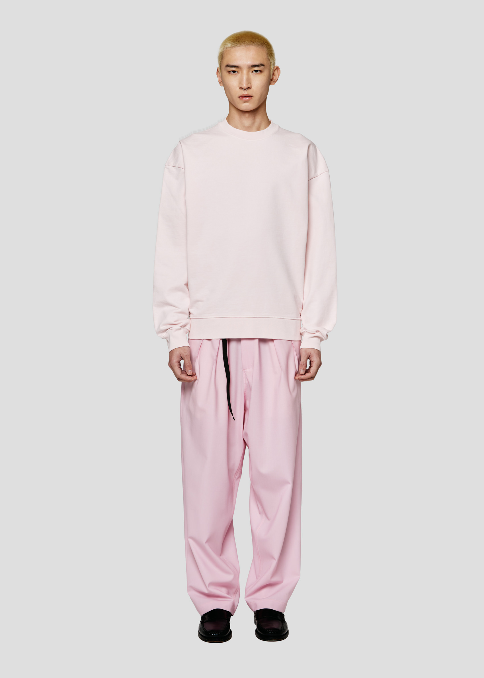 SEVEN GAUGE: SWEATSHIRT CREWNECK LIGHT PINK