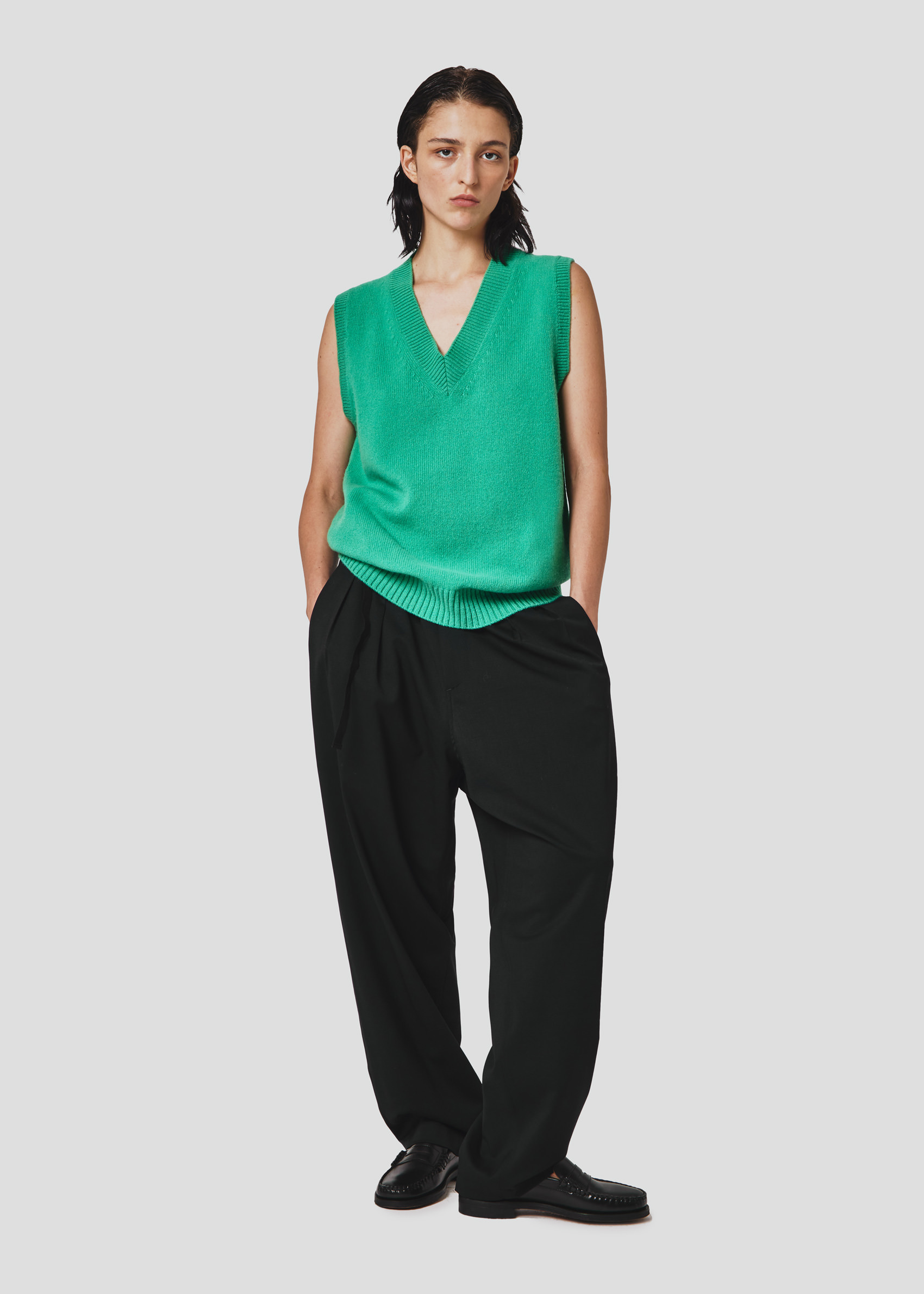 SEVEN GAUGE: VEST SWEATER FELCE