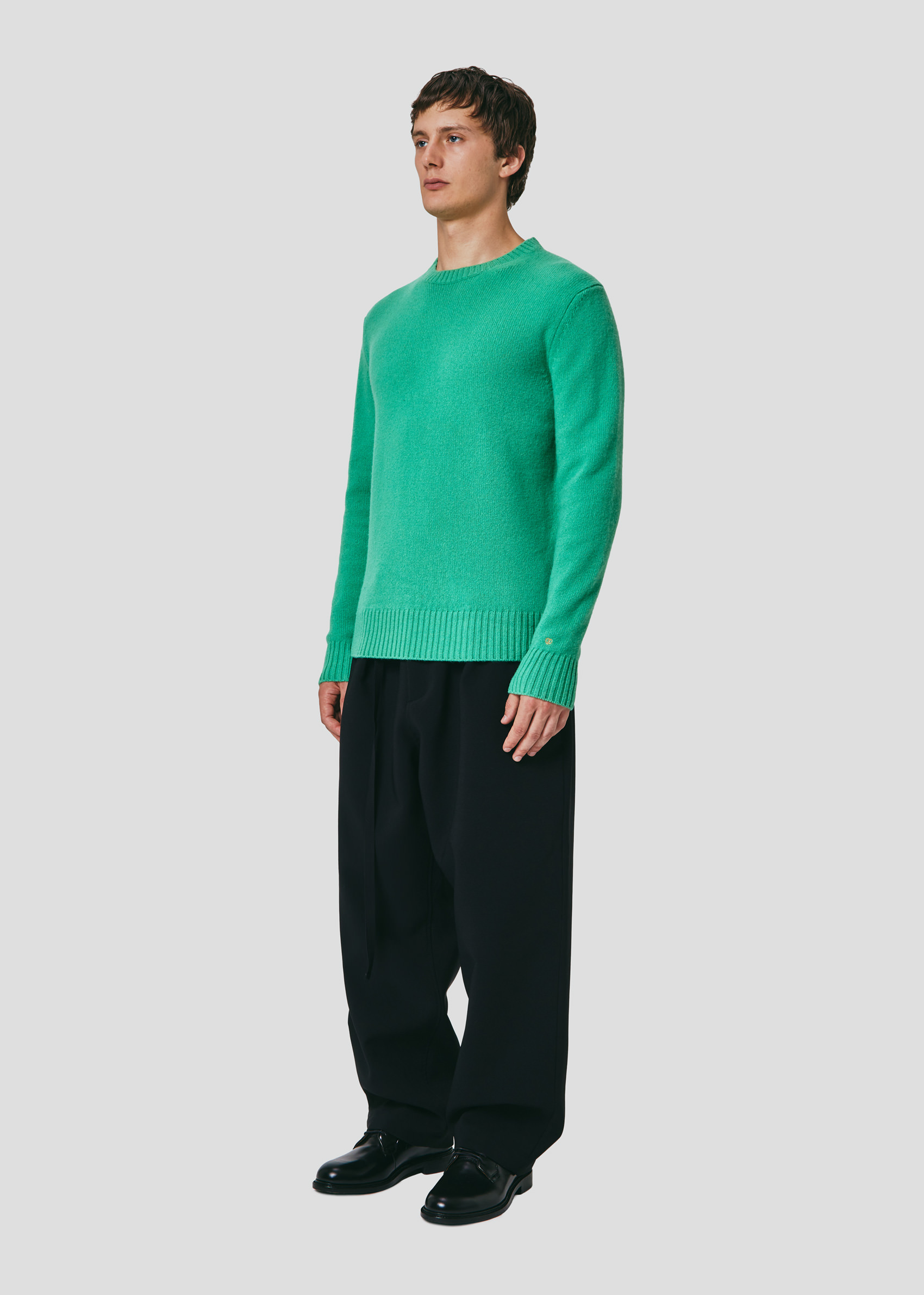 SEVEN GAUGE: CREW NECK SWEATER FELCE