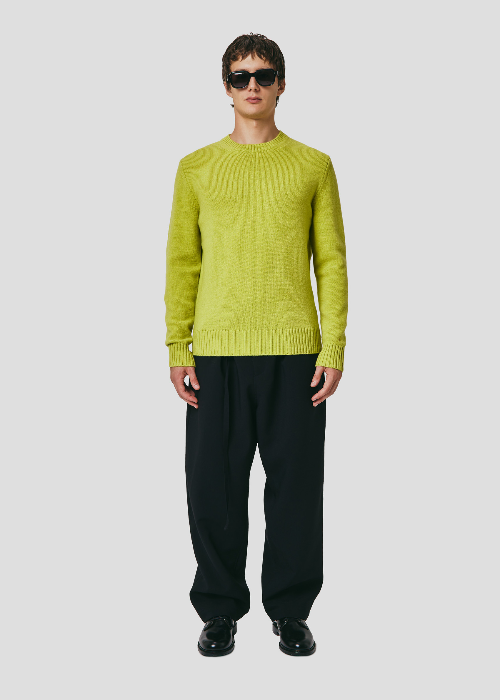 SEVEN GAUGE: MAGLIA GIROCOLLO IN LANA ACIDO