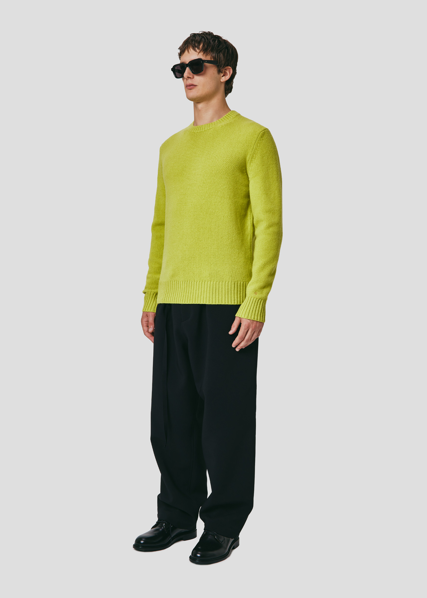 SEVEN GAUGE: MAGLIA GIROCOLLO IN LANA ACIDO