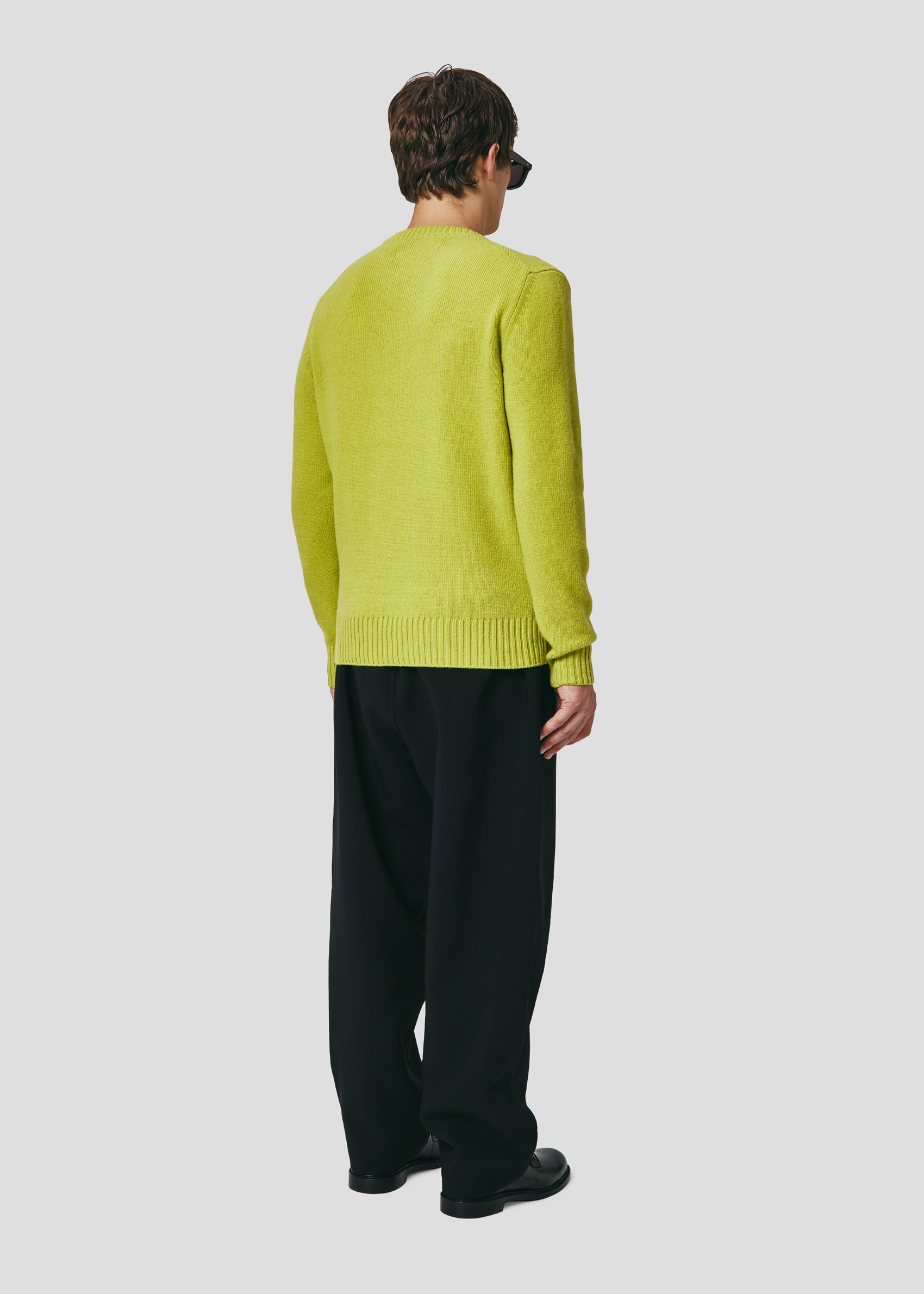 SEVEN GAUGE: MAGLIA GIROCOLLO IN LANA ACIDO