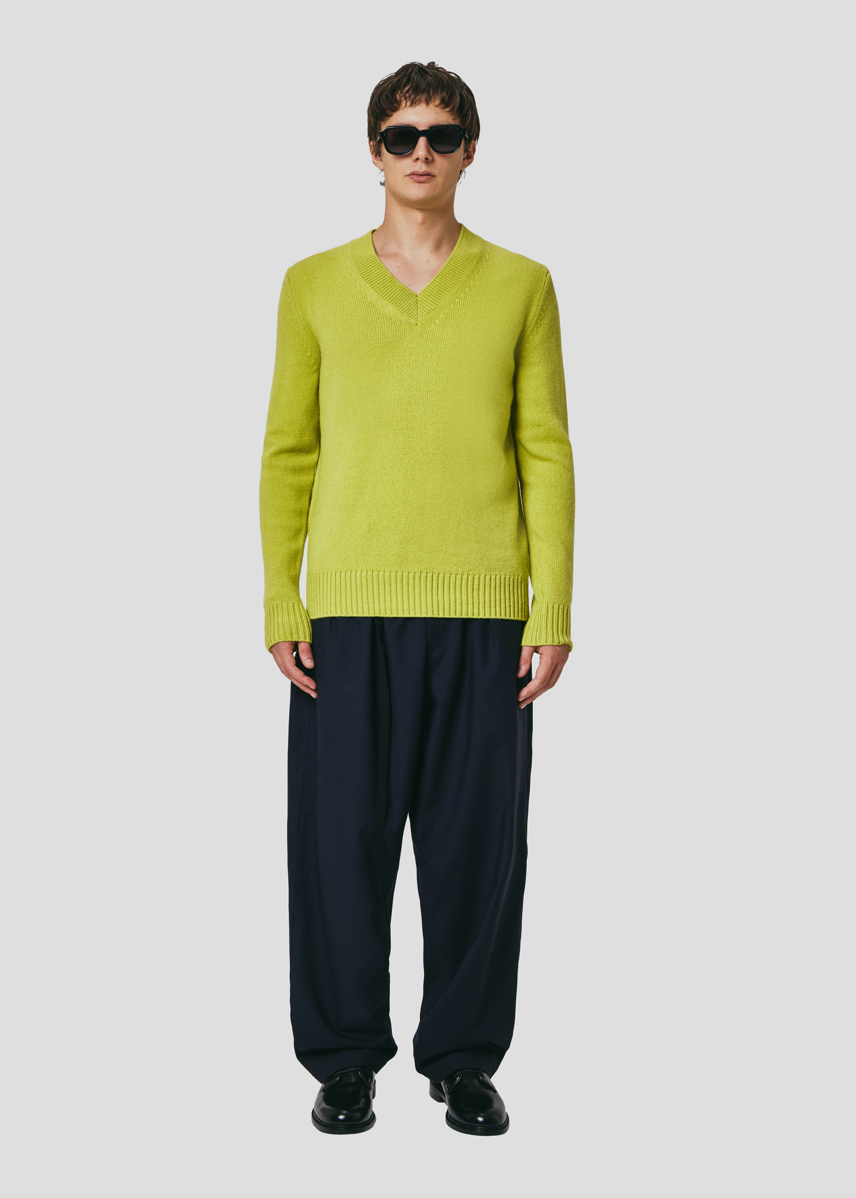 SEVEN GAUGE: PULLOVER SCOLLO A V ACIDO
