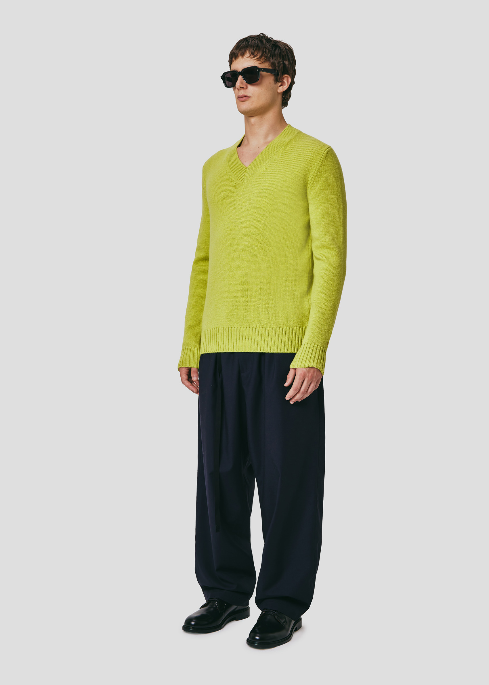 SEVEN GAUGE: PULLOVER SCOLLO A V ACIDO