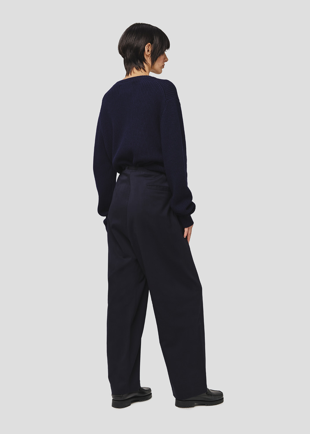 SEVEN GAUGE: PANTALONI FRESCO DI LANA BLU