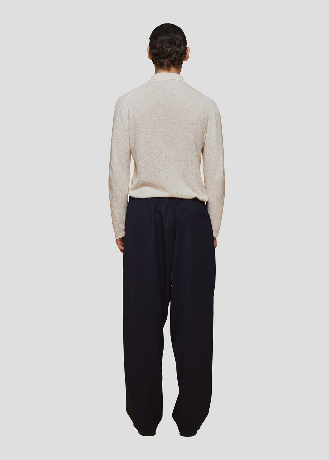 SEVEN GAUGE: POLO BUCLE' CON ZIP MANICA LUNGA PANNA