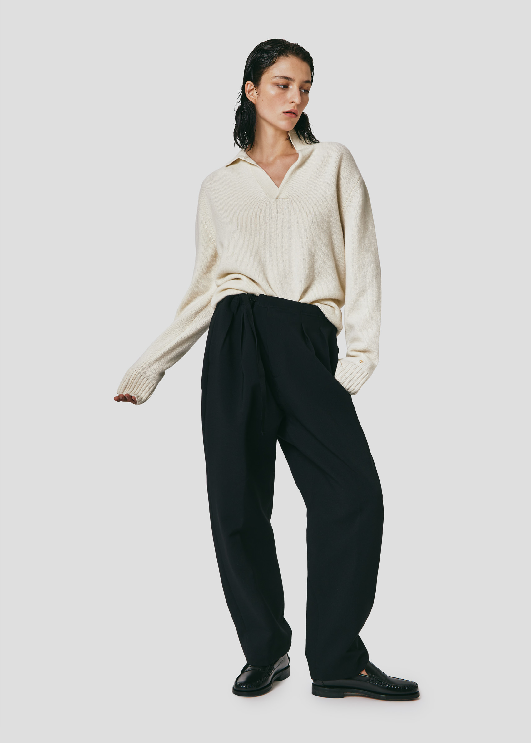 SEVEN GAUGE: WOOL POLO PANNA