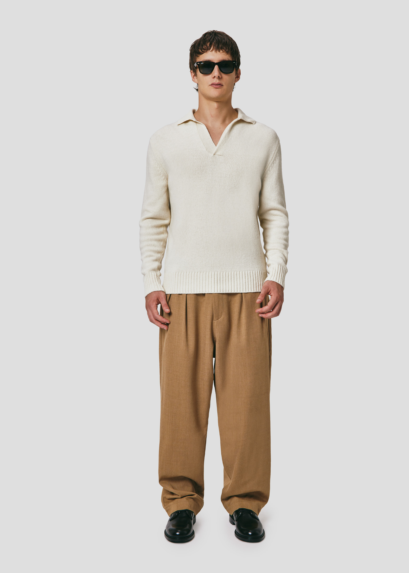 SEVEN GAUGE: WOOL POLO PANNA