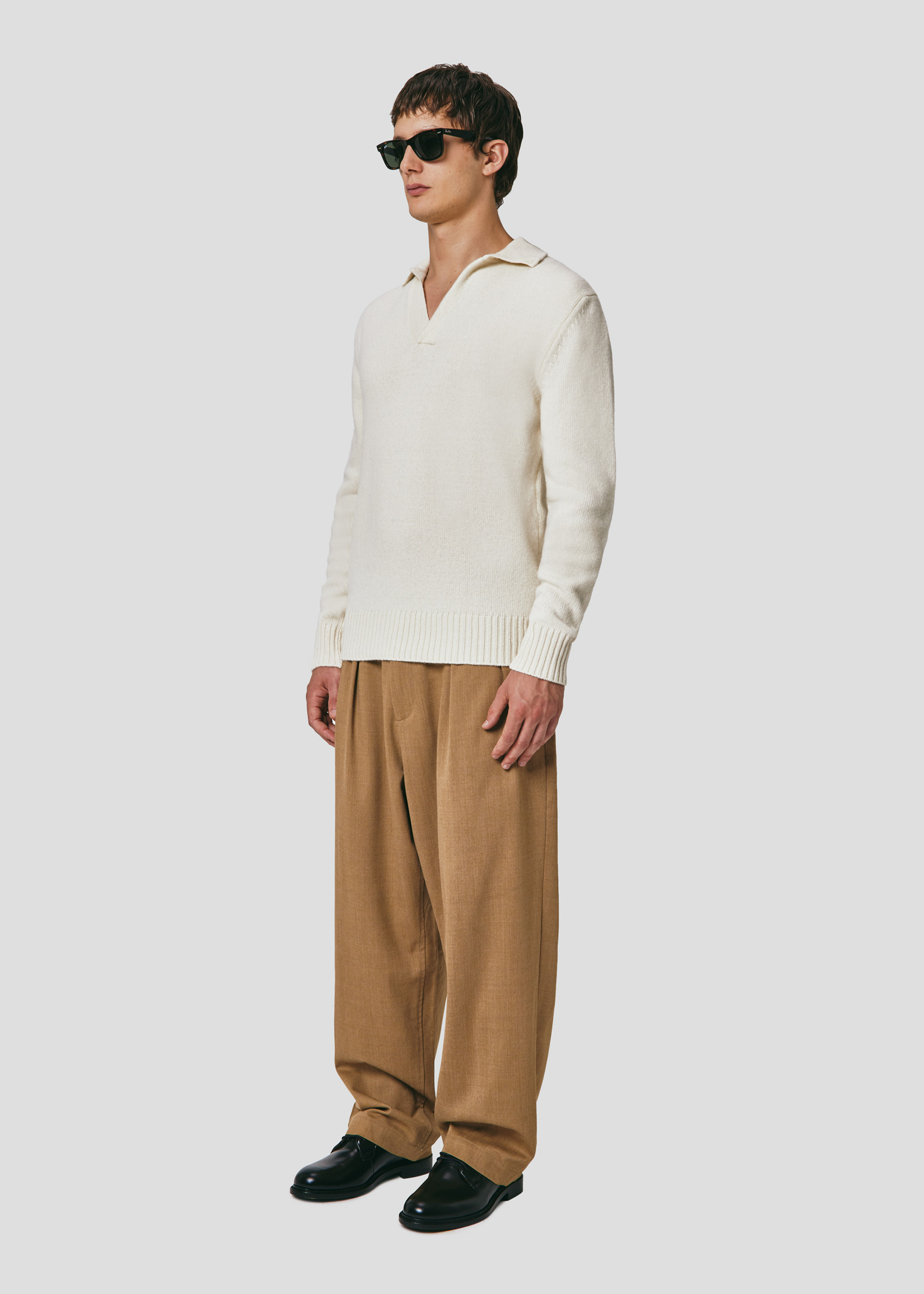 SEVEN GAUGE: WOOL POLO PANNA