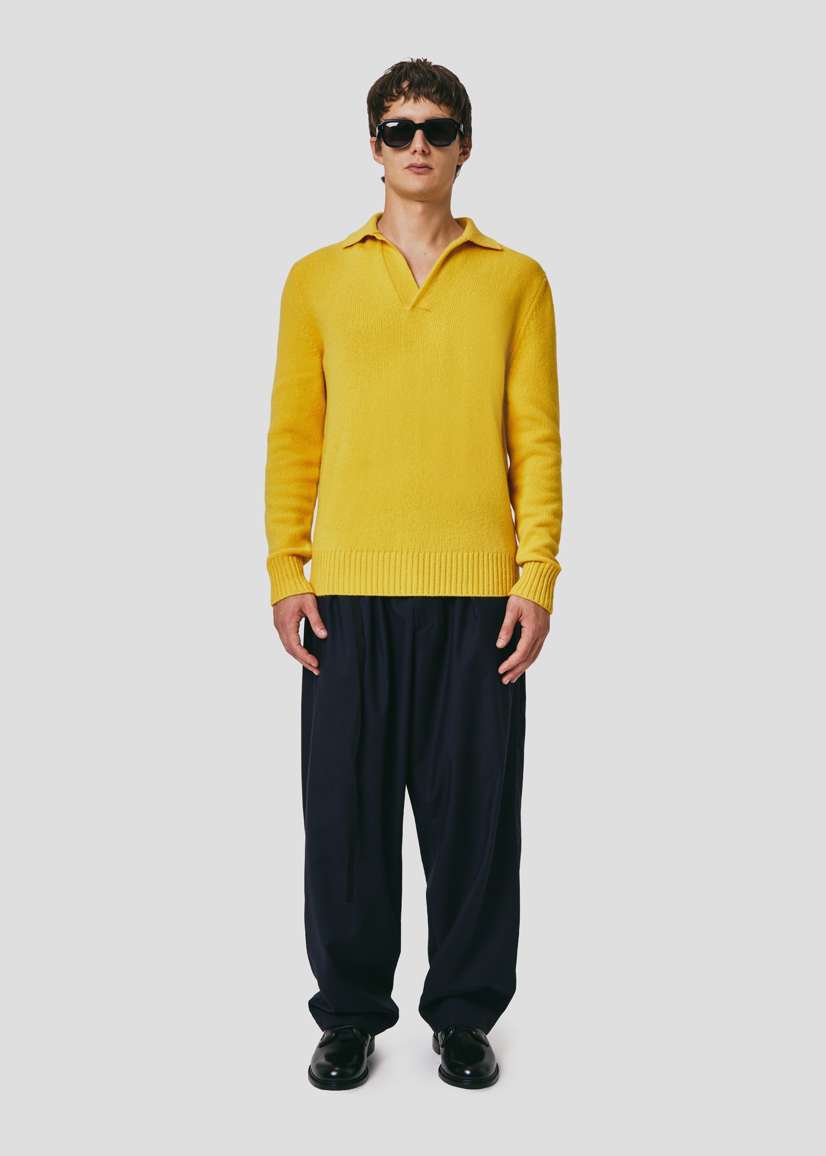 SEVEN GAUGE: WOOL POLO YELLOW