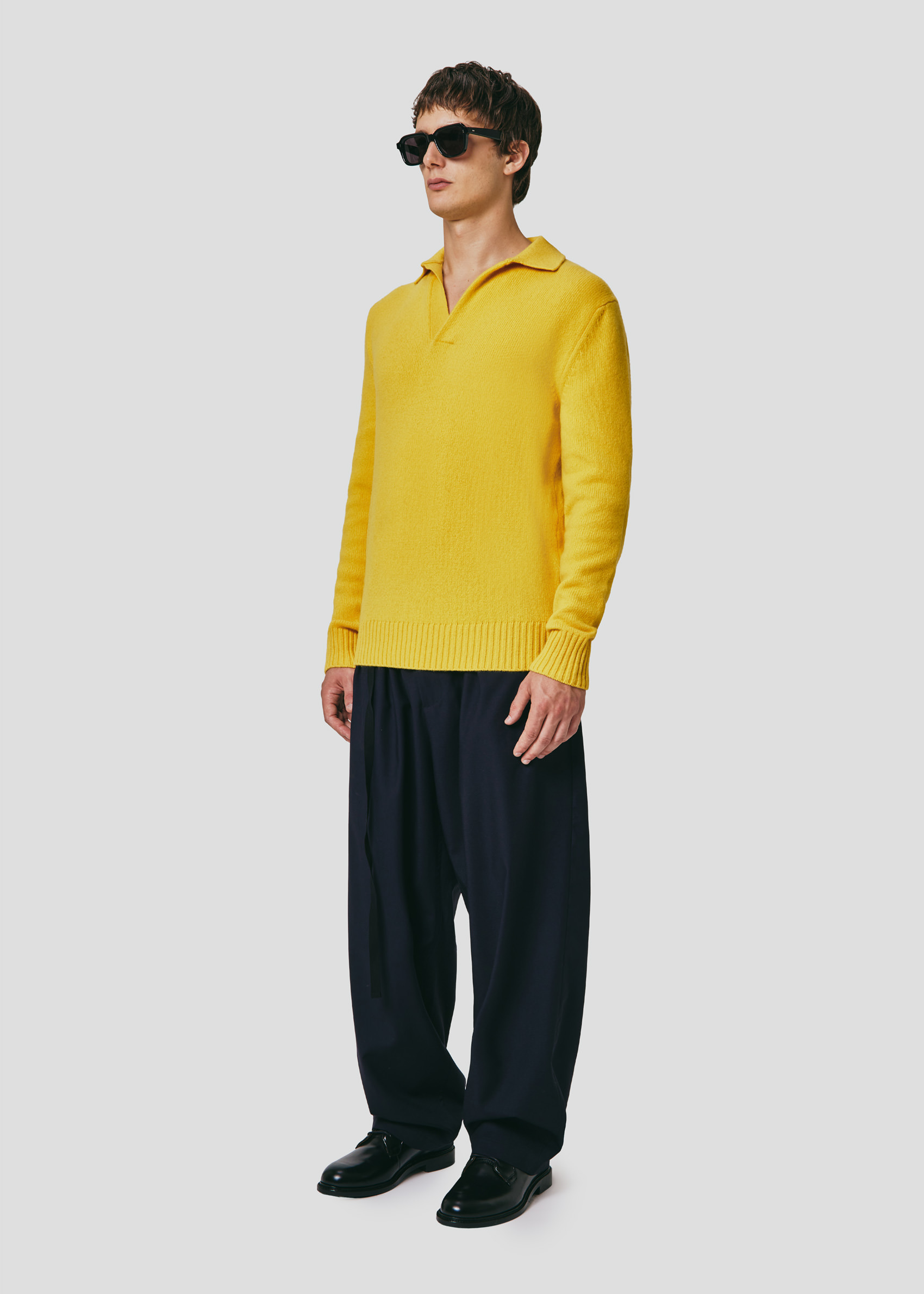 SEVEN GAUGE: WOOL POLO YELLOW