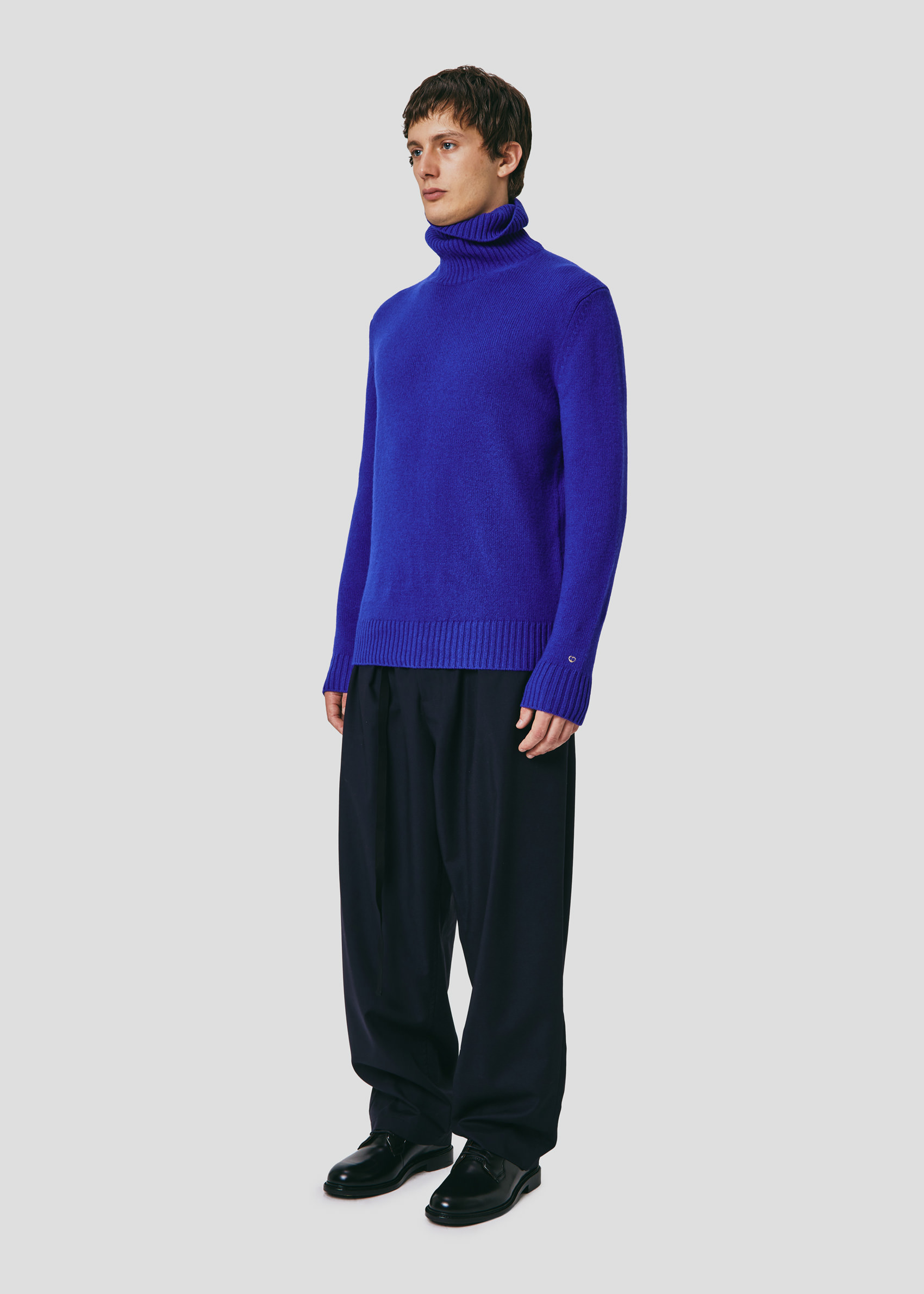 SEVEN GAUGE: MAGLIA COLLO ALTO IN LANA COPIATIVO
