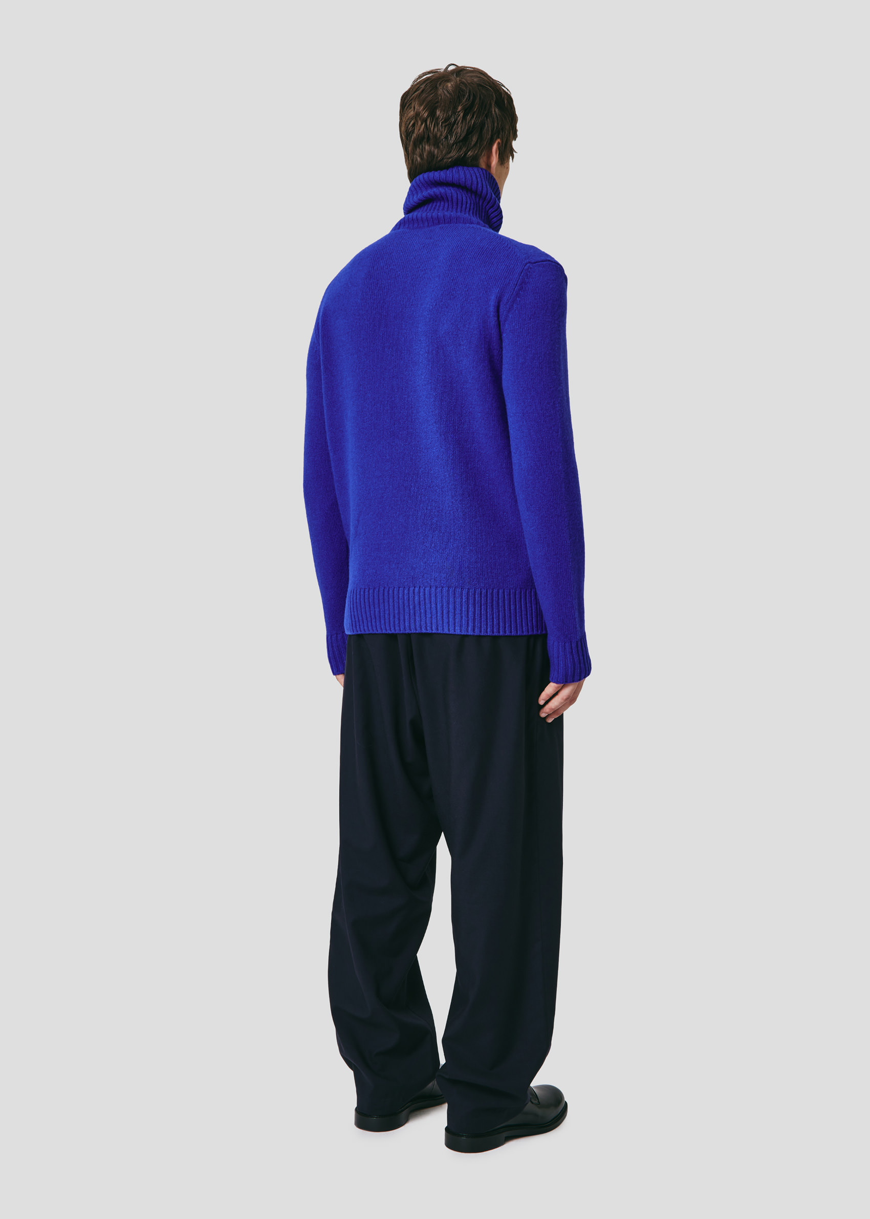 SEVEN GAUGE: MAGLIA COLLO ALTO IN LANA COPIATIVO