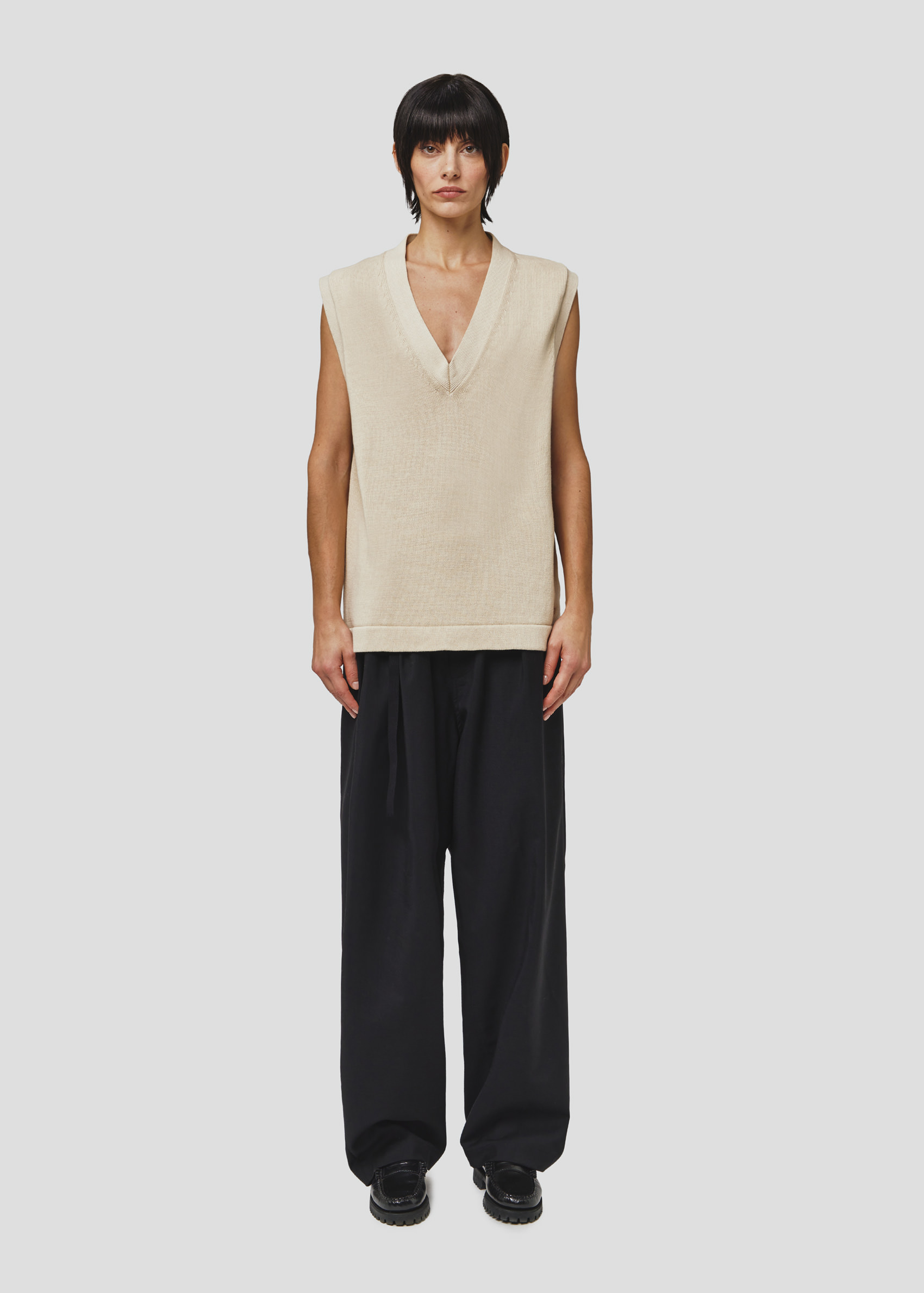 SEVEN GAUGE: GILET IN COTONE CORDA