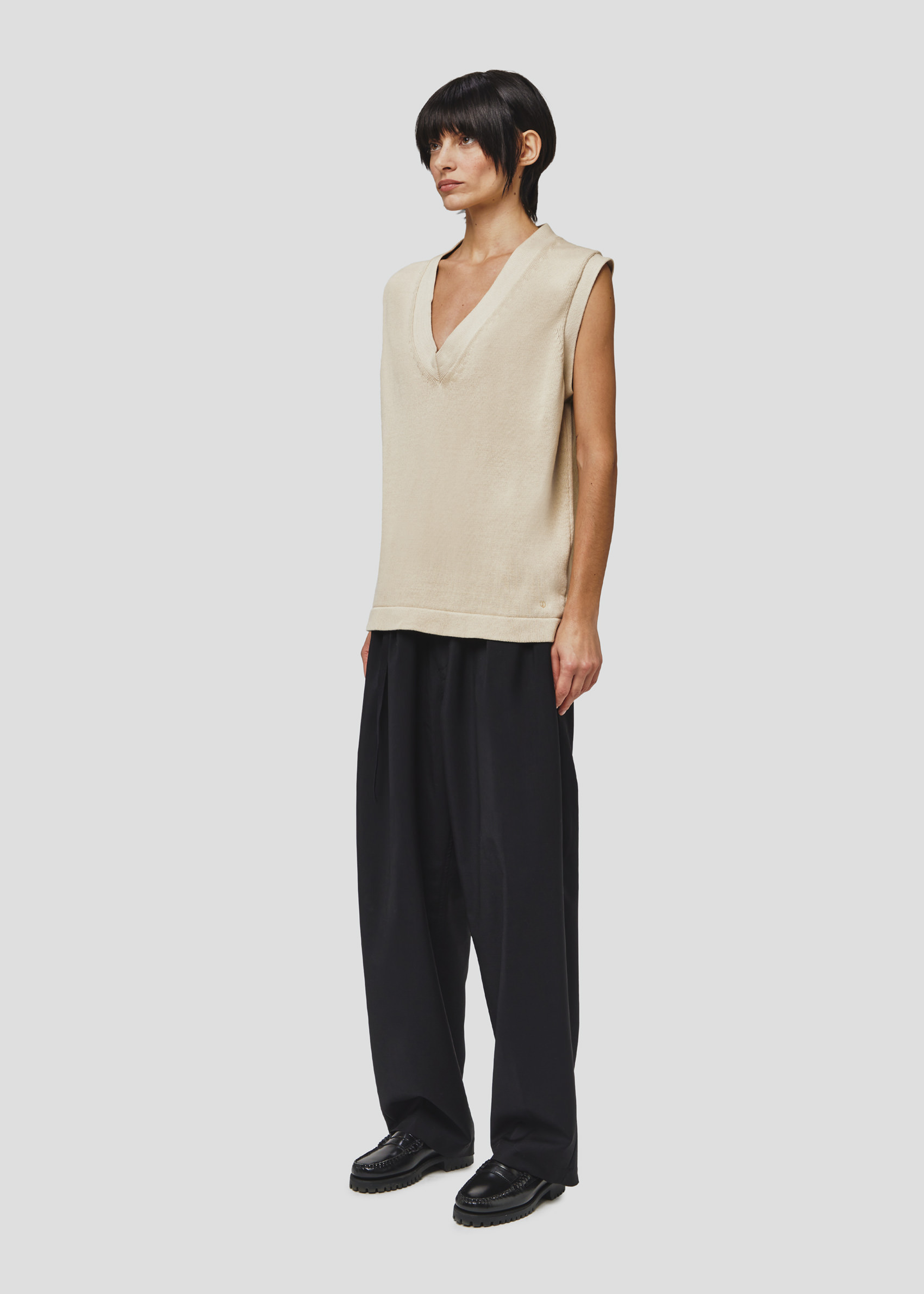 SEVEN GAUGE: GILET IN COTONE CORDA