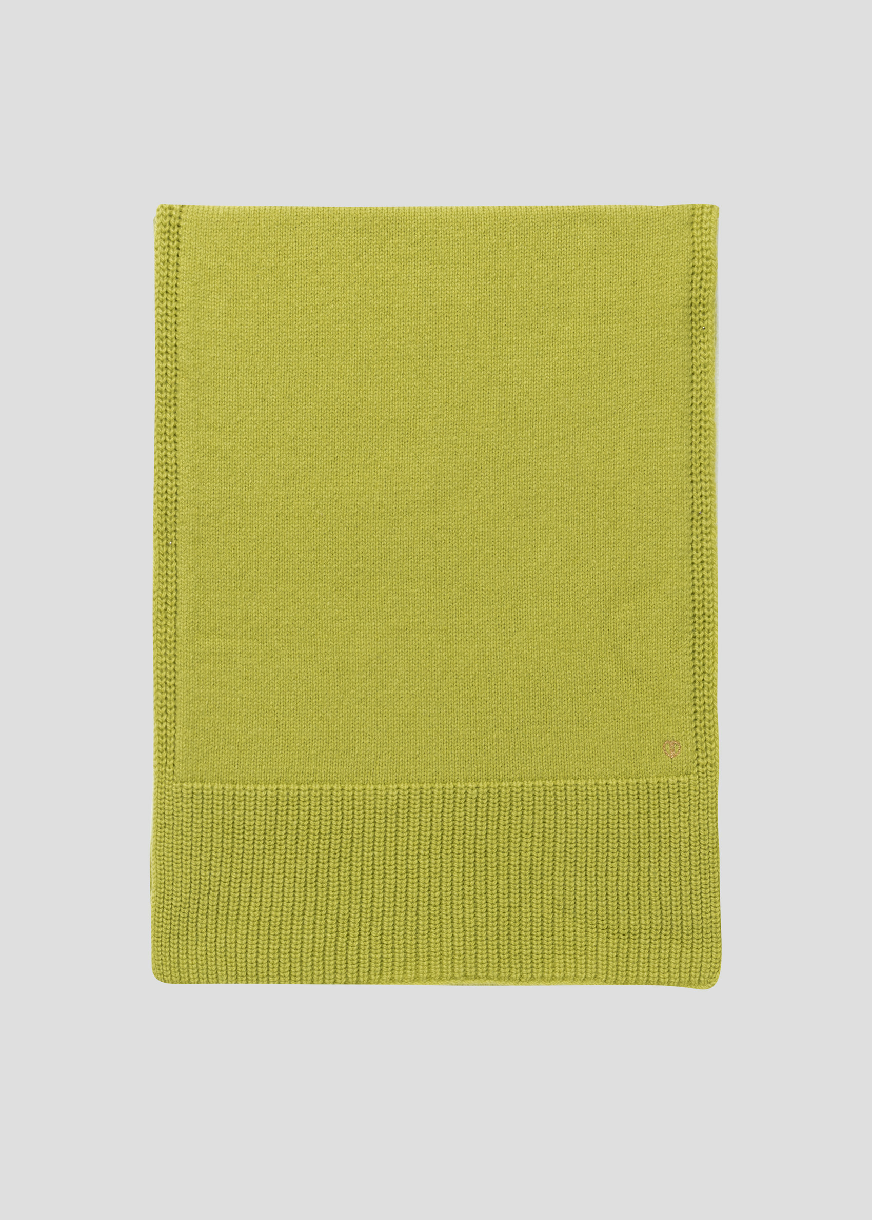 SEVEN GAUGE: WOOL SCARF ACID GREEN