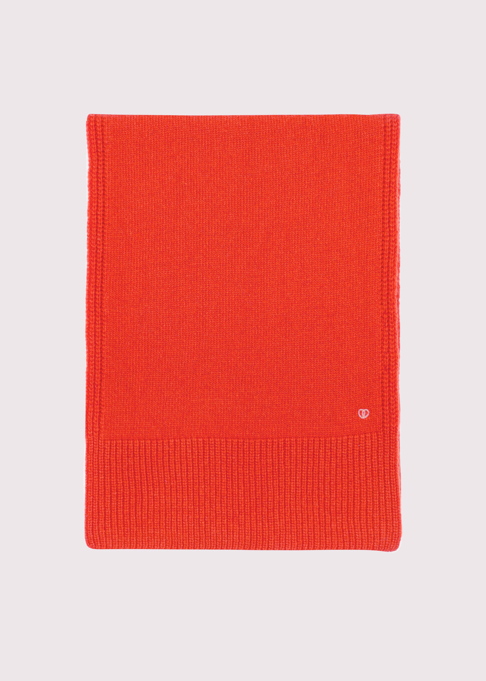 SEVEN GAUGE: SCIARPA IN MAGLIA ARANCIONE