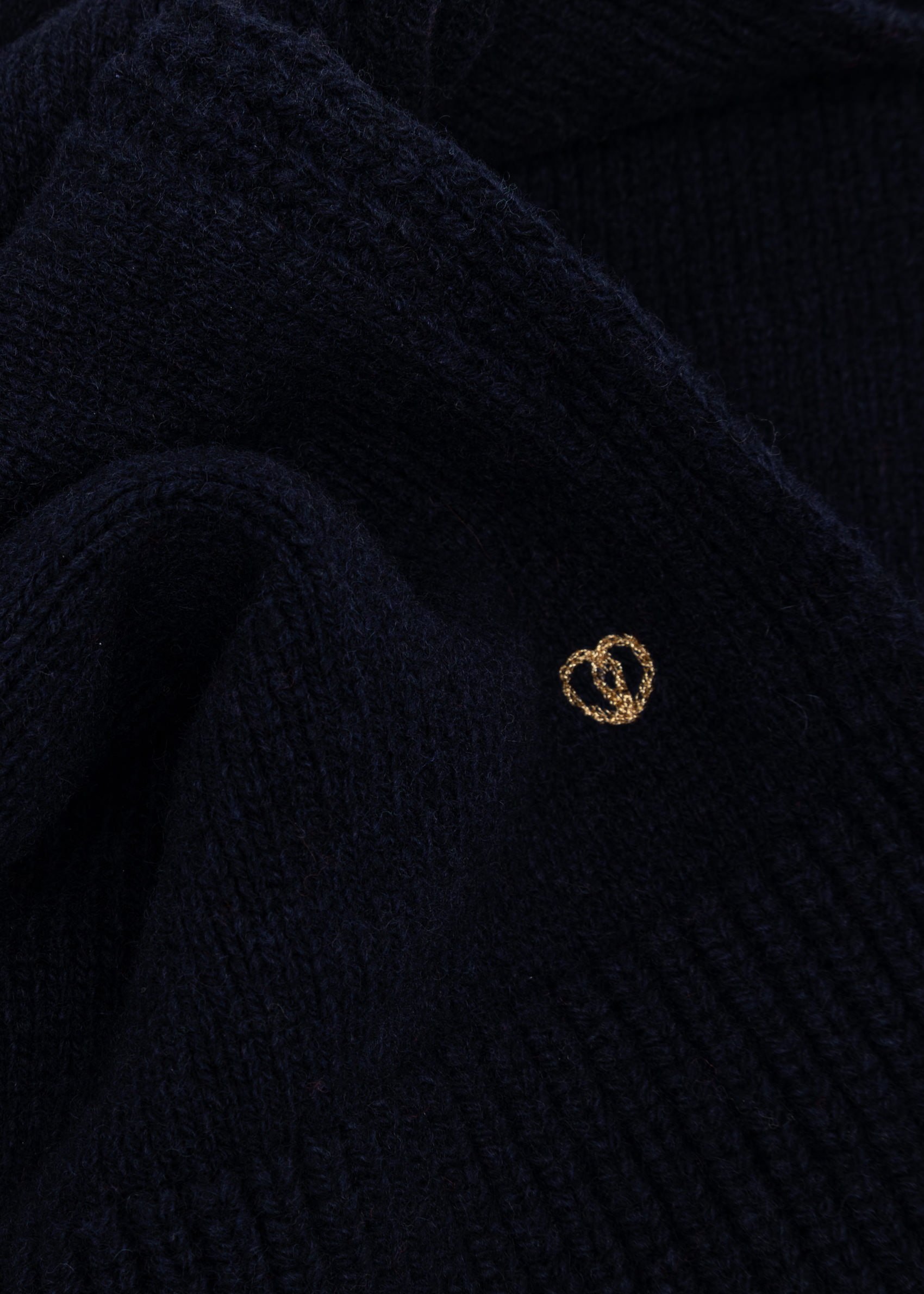 SEVEN GAUGE: WOOL SCARF BLUE