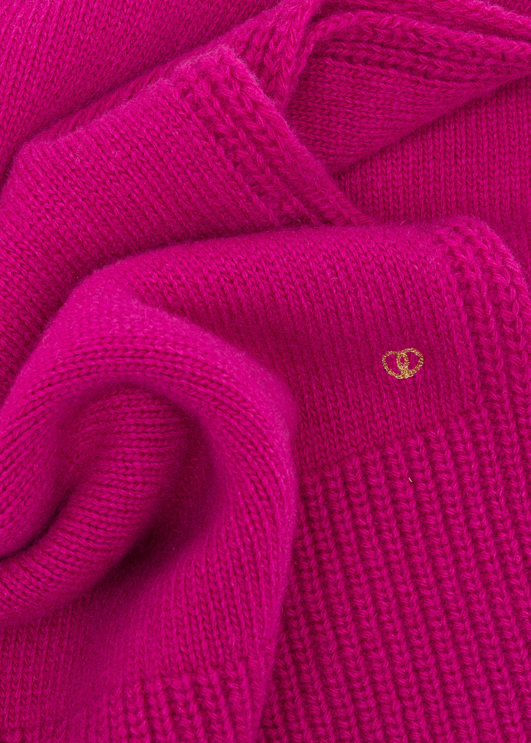 SEVEN GAUGE: SCIARPA IN MAGLIA FUCSIA