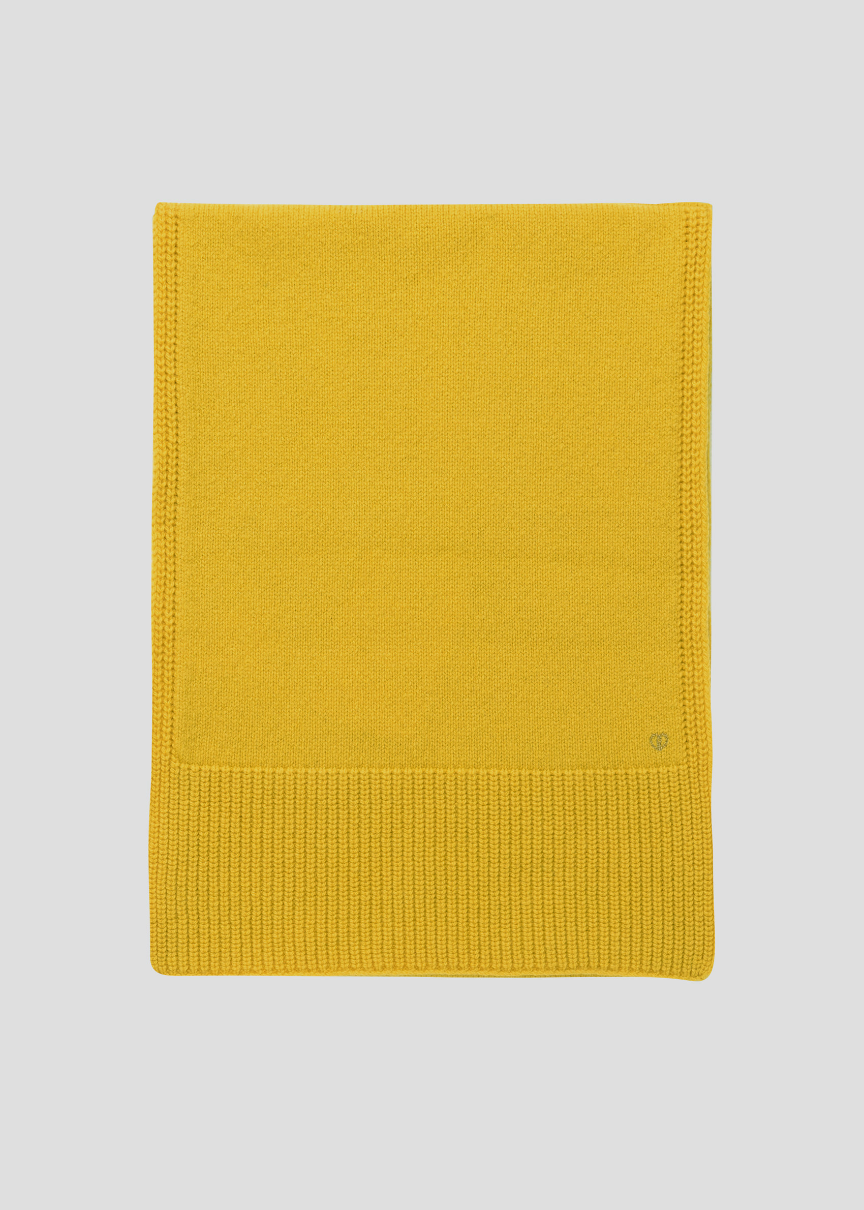 SEVEN GAUGE: SCIARPA IN MAGLIA GIALLO