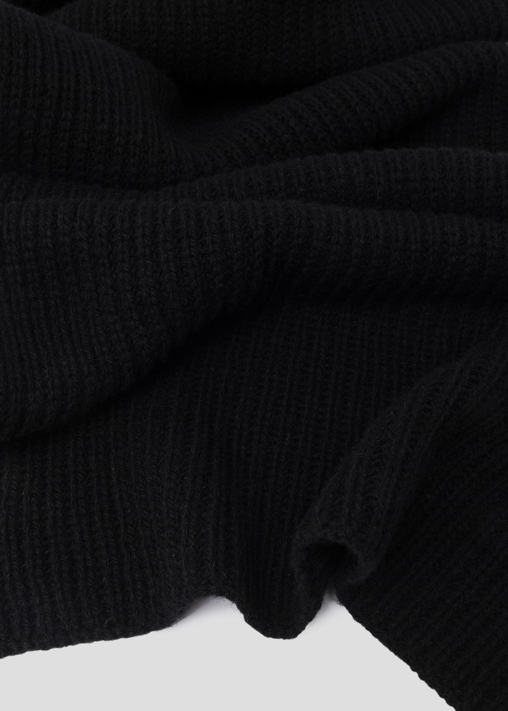 SEVEN GAUGE: SCIARPA IN MAGLIA NERO