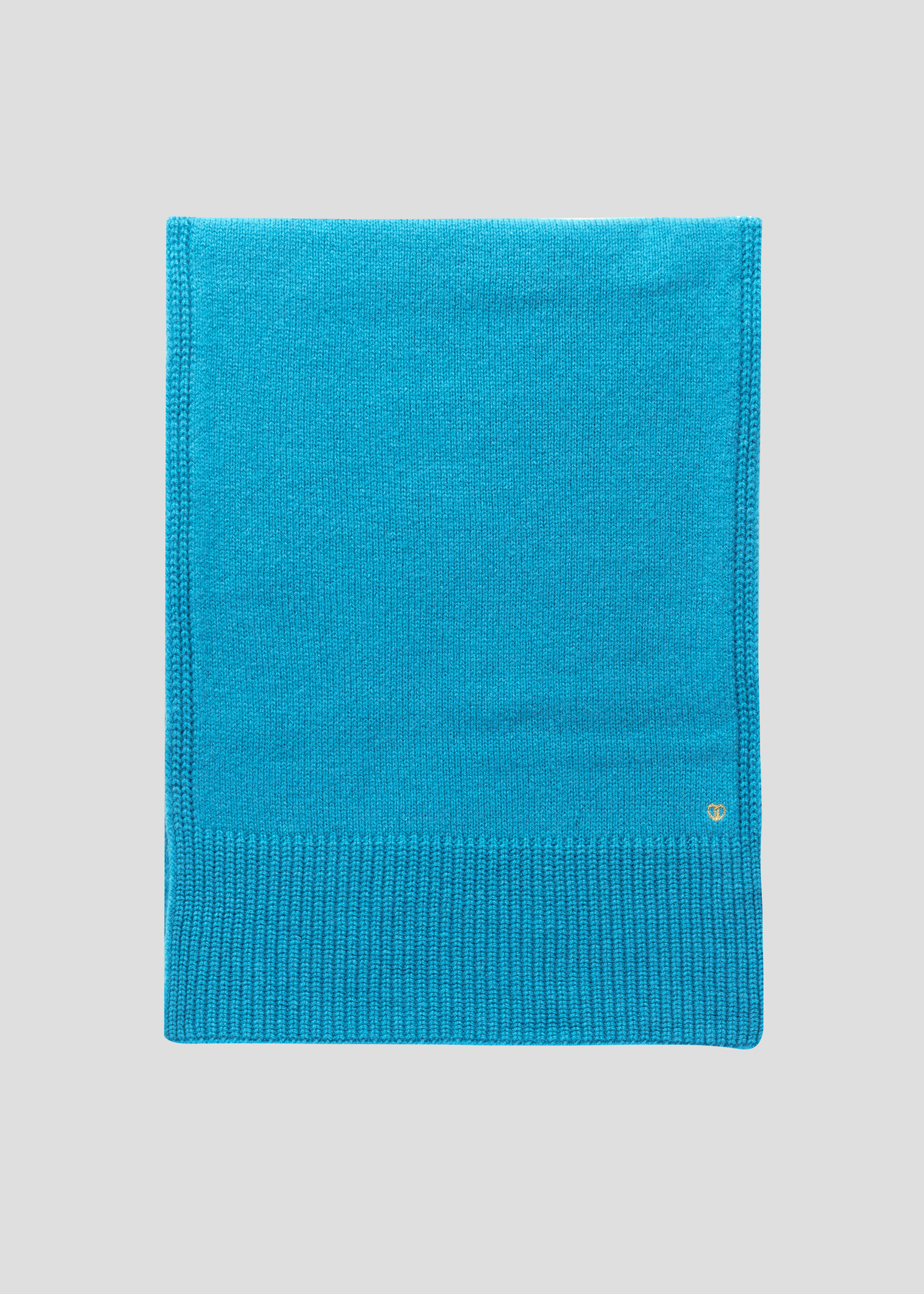 SEVEN GAUGE: SCIARPA IN MAGLIA TURCHESE